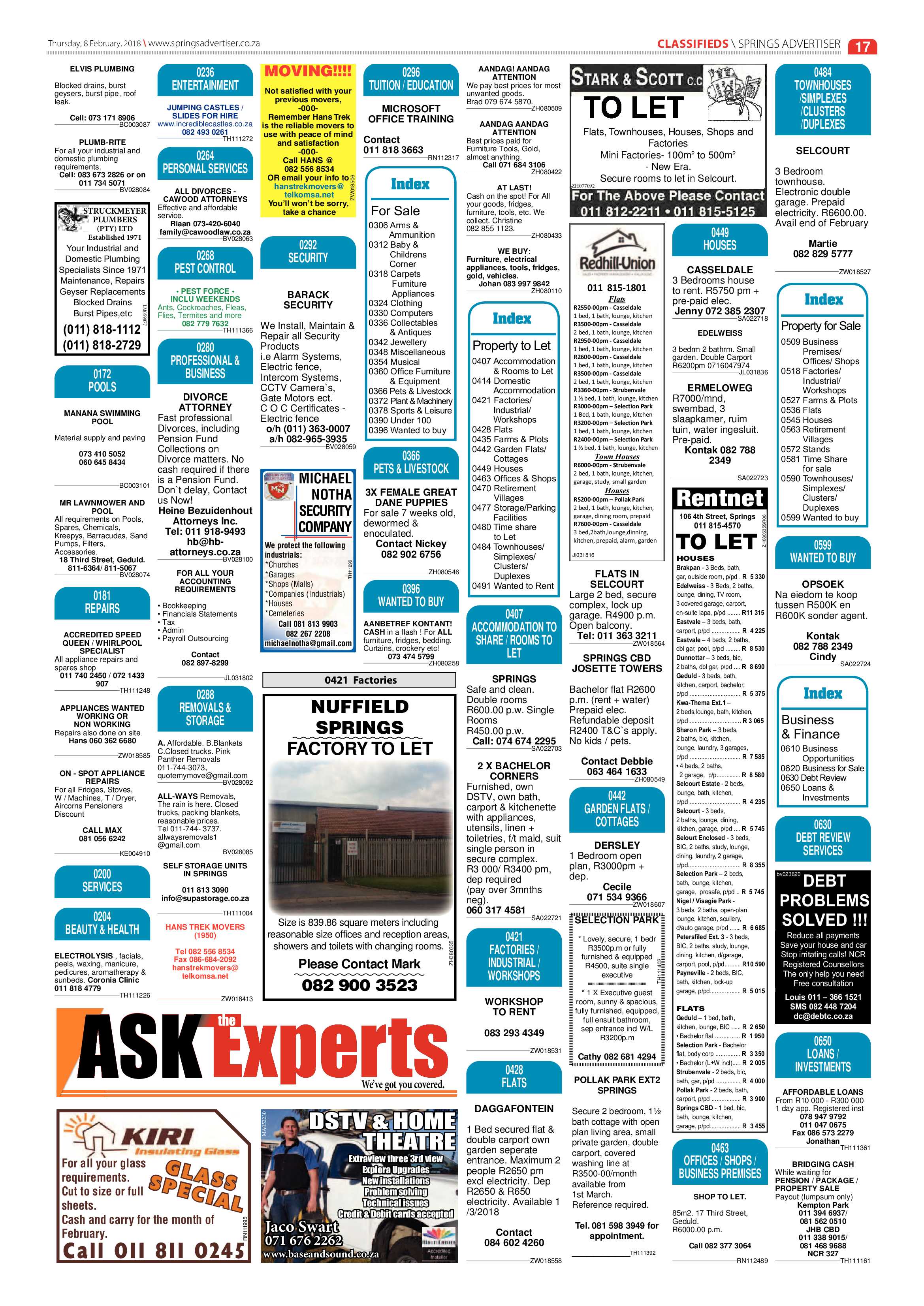 Springs Advertiser 08 February 2018 page 17