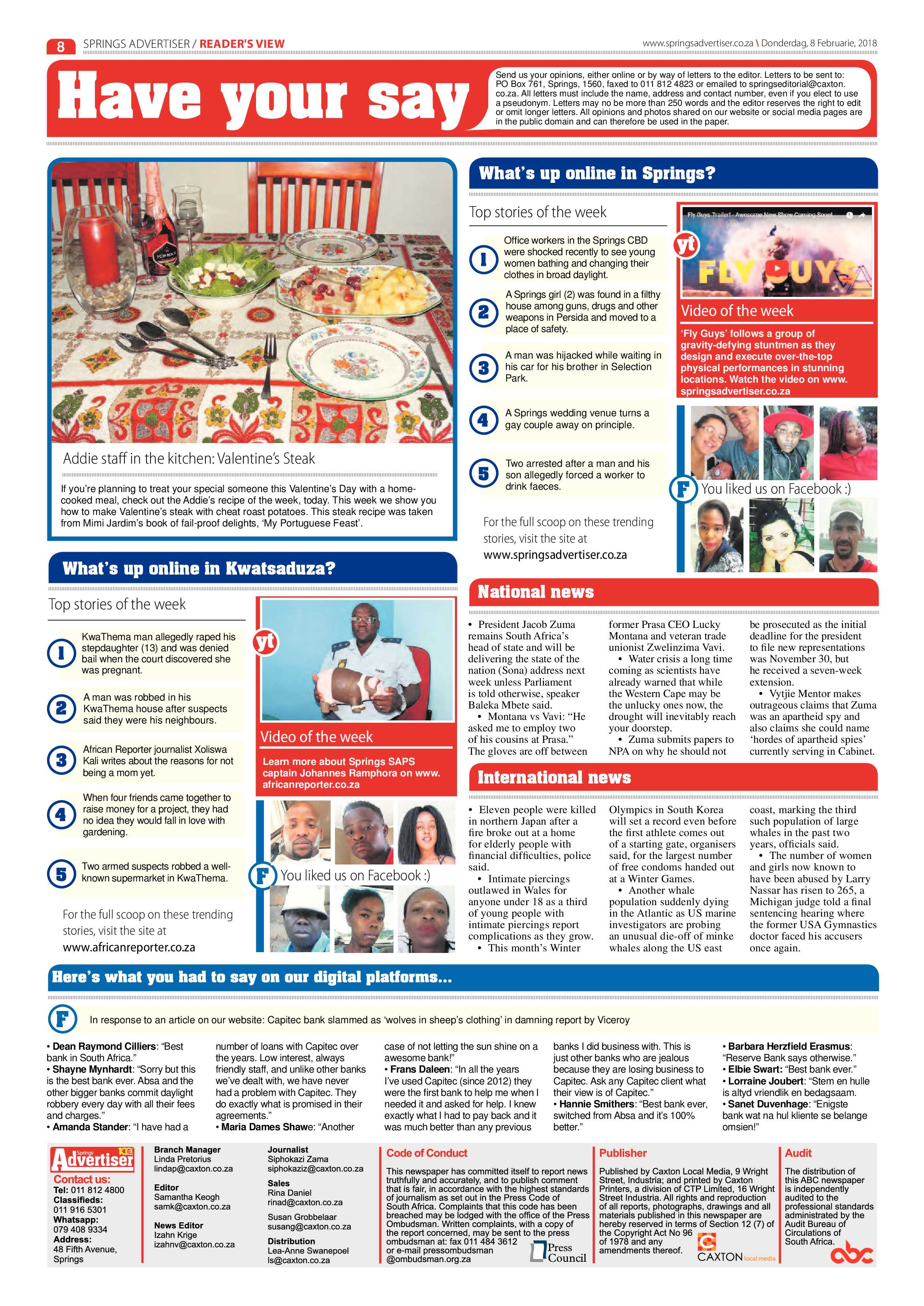 Springs Advertiser 08 February 2018 page 8