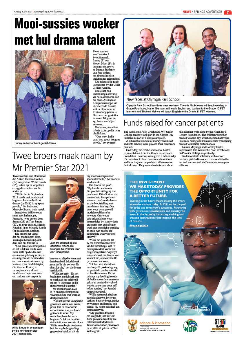 Springs Advertiser 08 July 2021 page 7