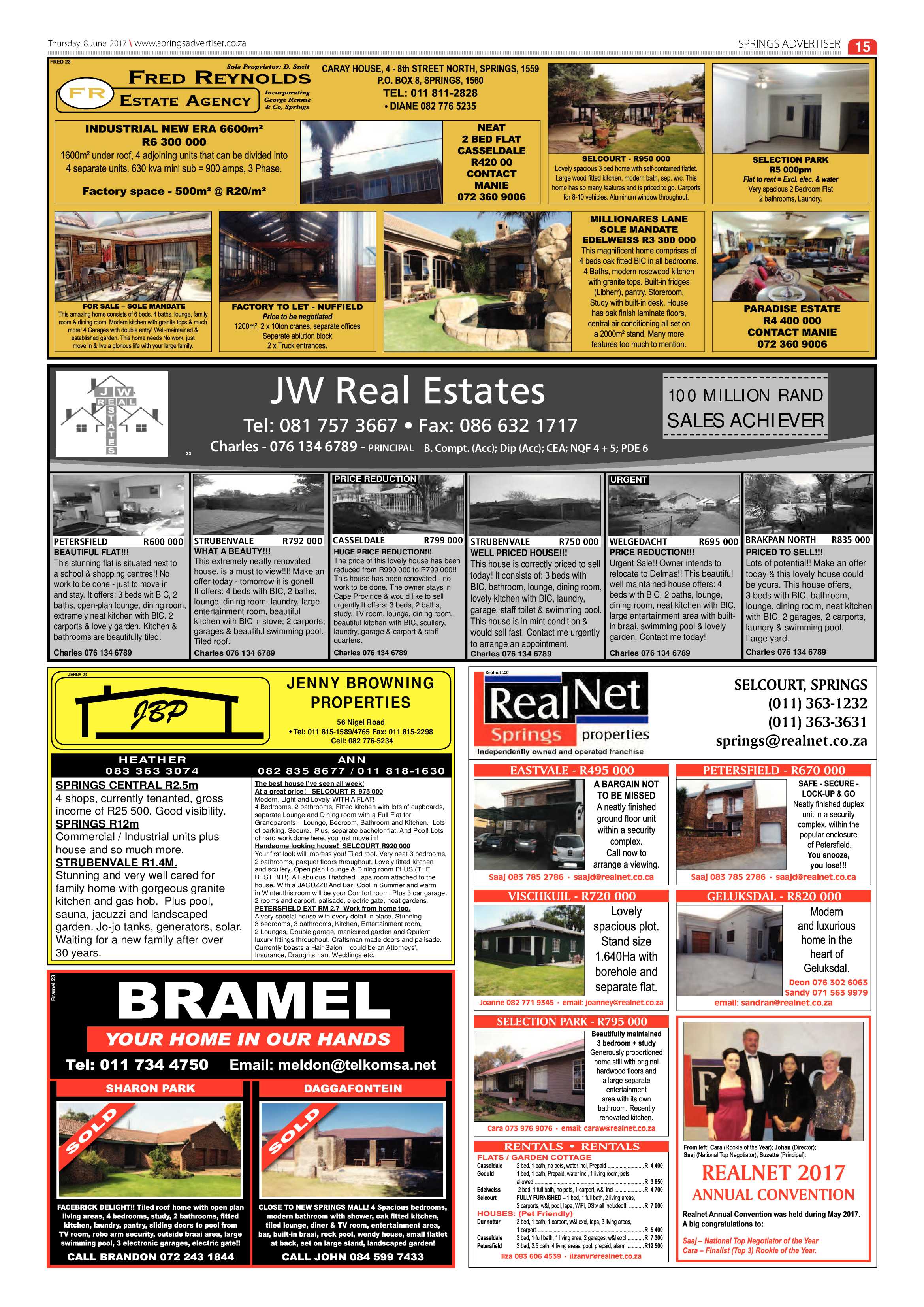 Springs Advertiser 08 June 2017 page 15