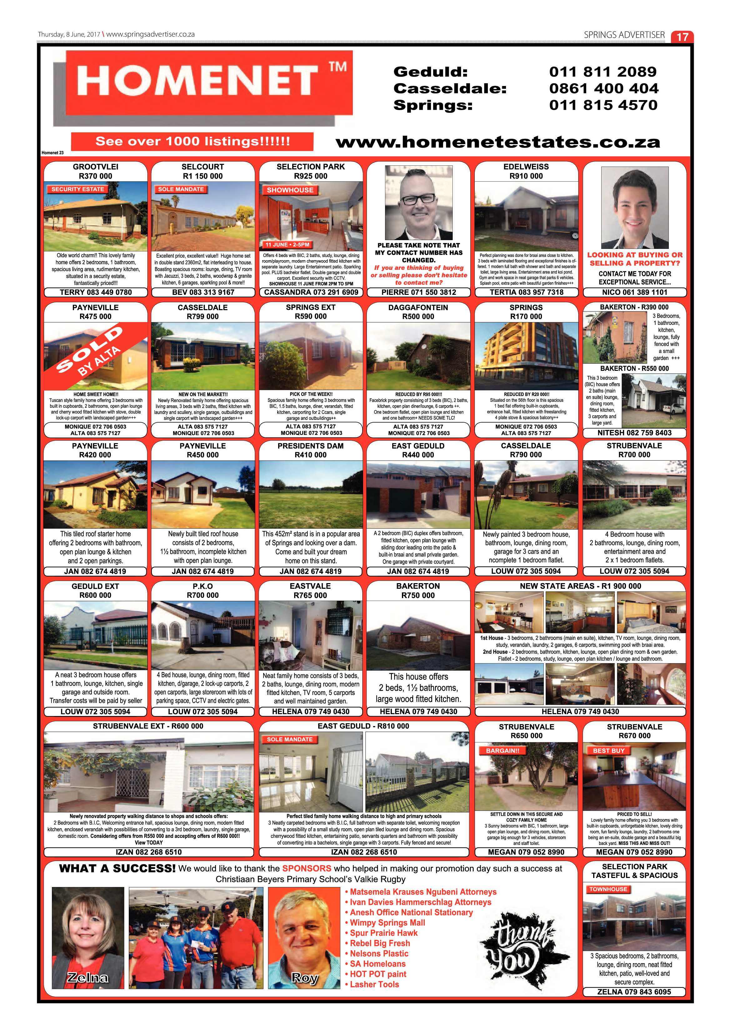 Springs Advertiser 08 June 2017 page 17