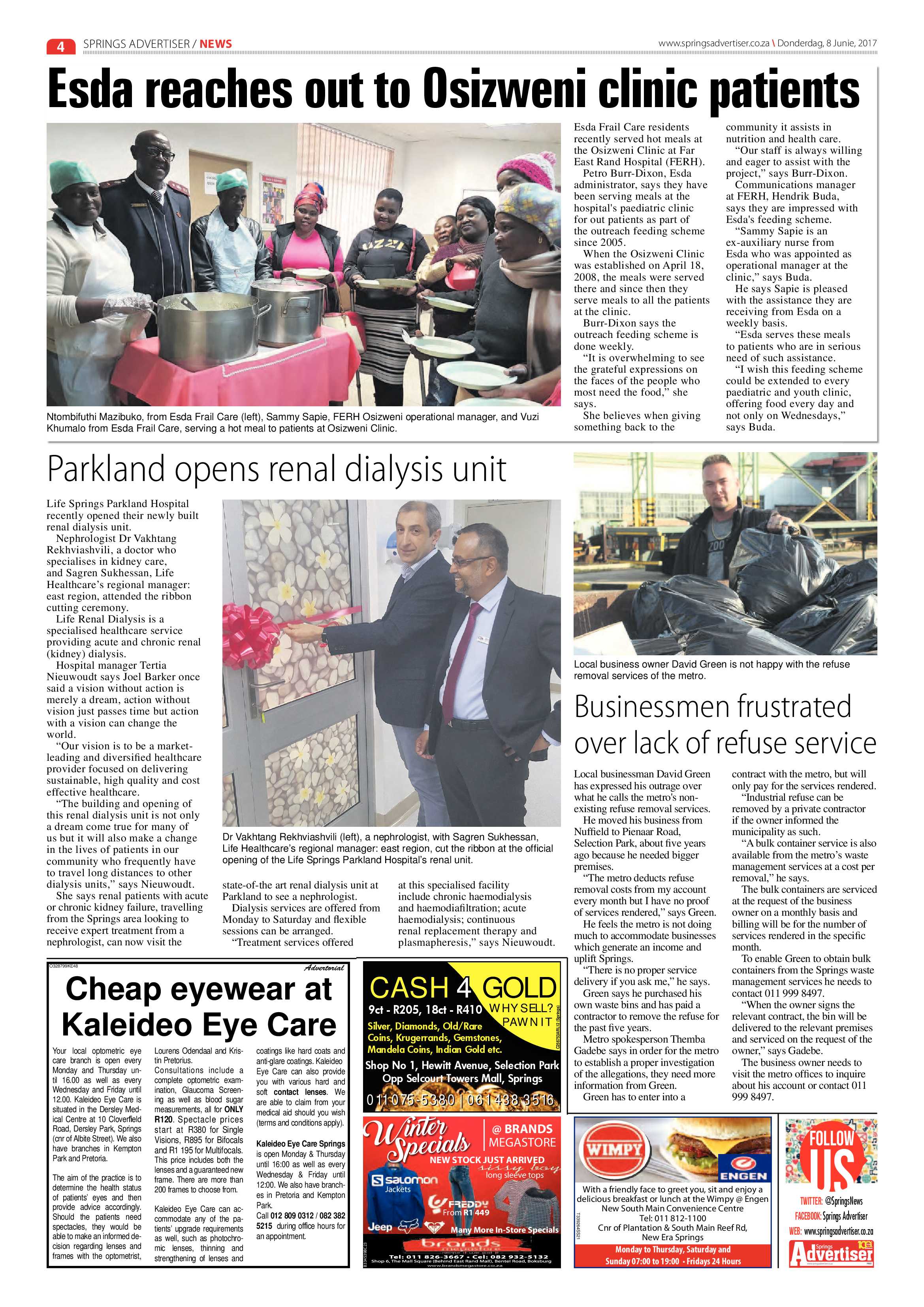 Springs Advertiser 08 June 2017 page 4