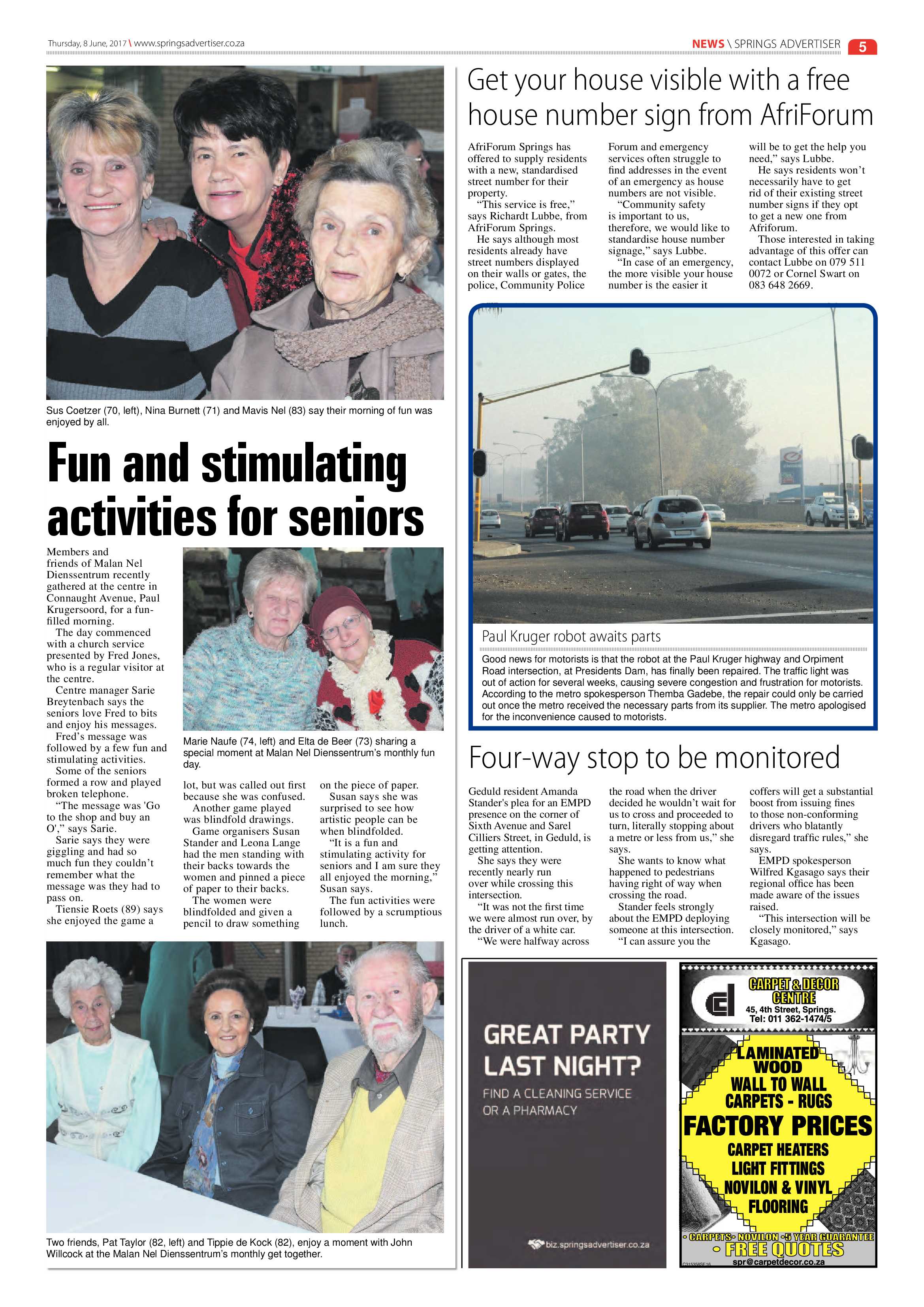Springs Advertiser 08 June 2017 page 5