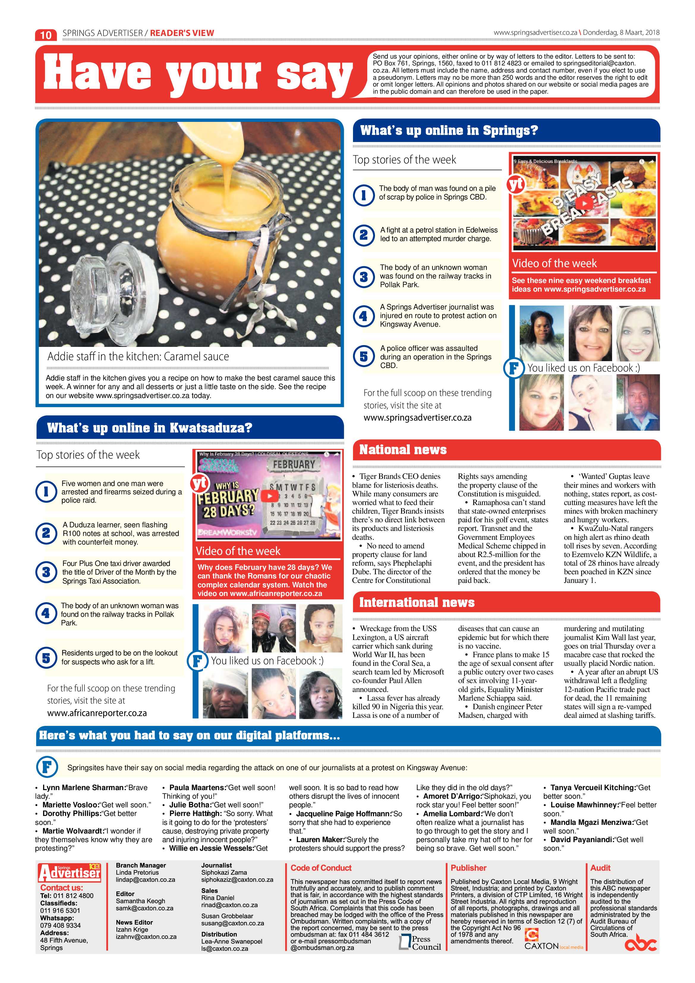 Springs Advertiser 08 March 2018 page 10