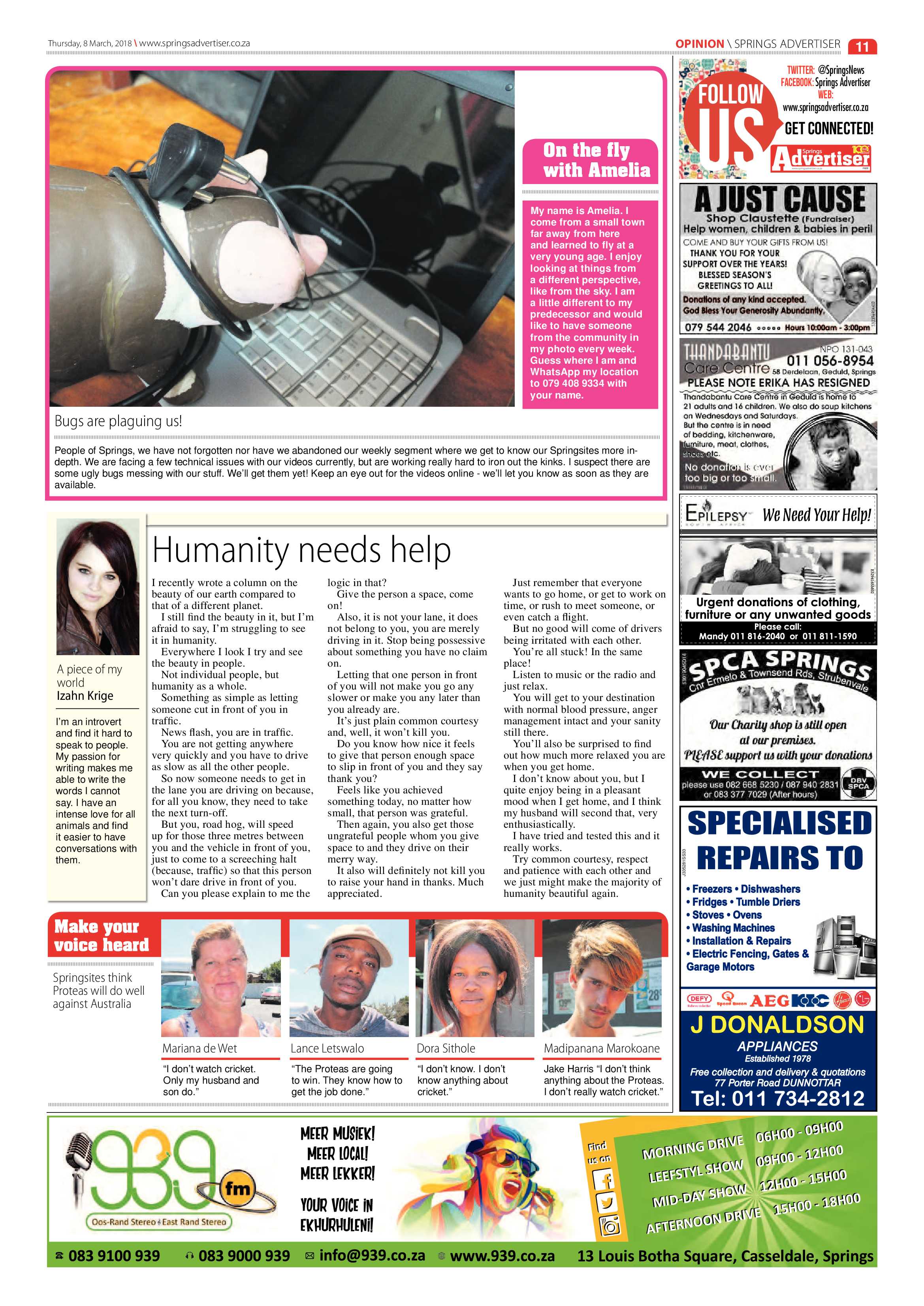 Springs Advertiser 08 March 2018 page 11