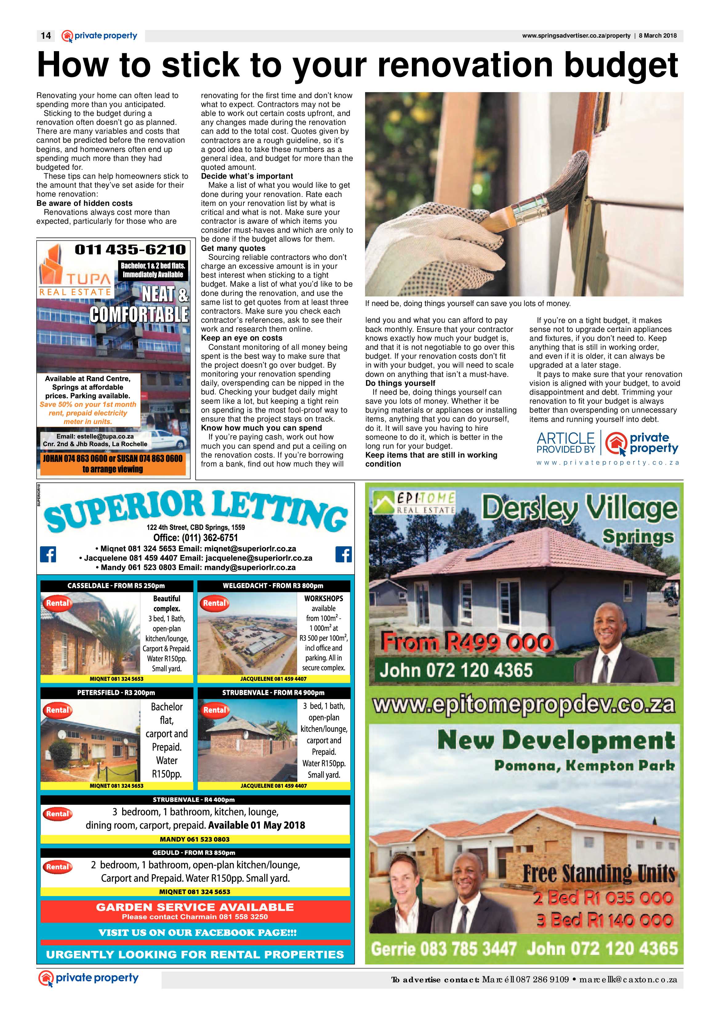 Springs Advertiser 08 March 2018 page 14