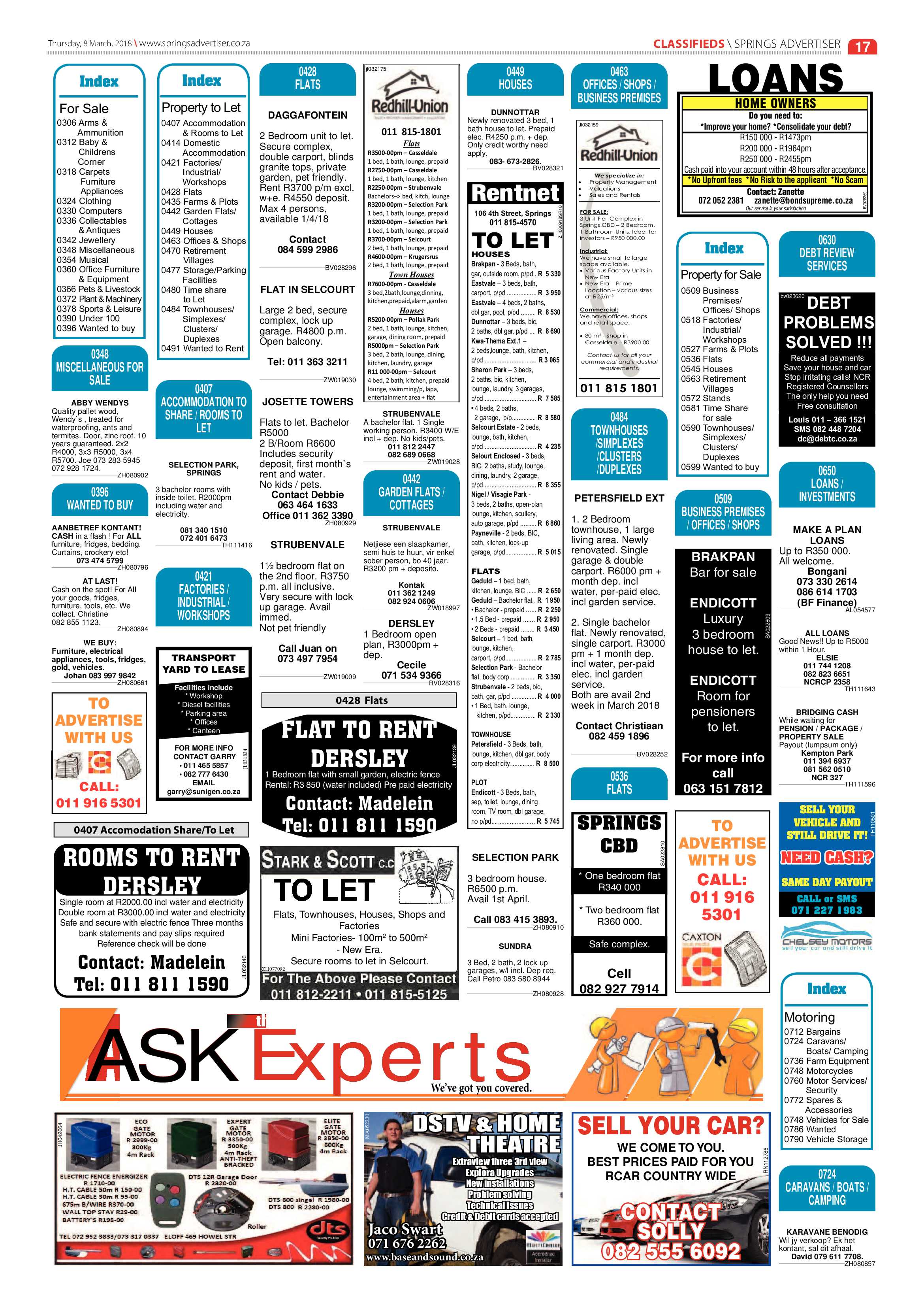 Springs Advertiser 08 March 2018 page 17