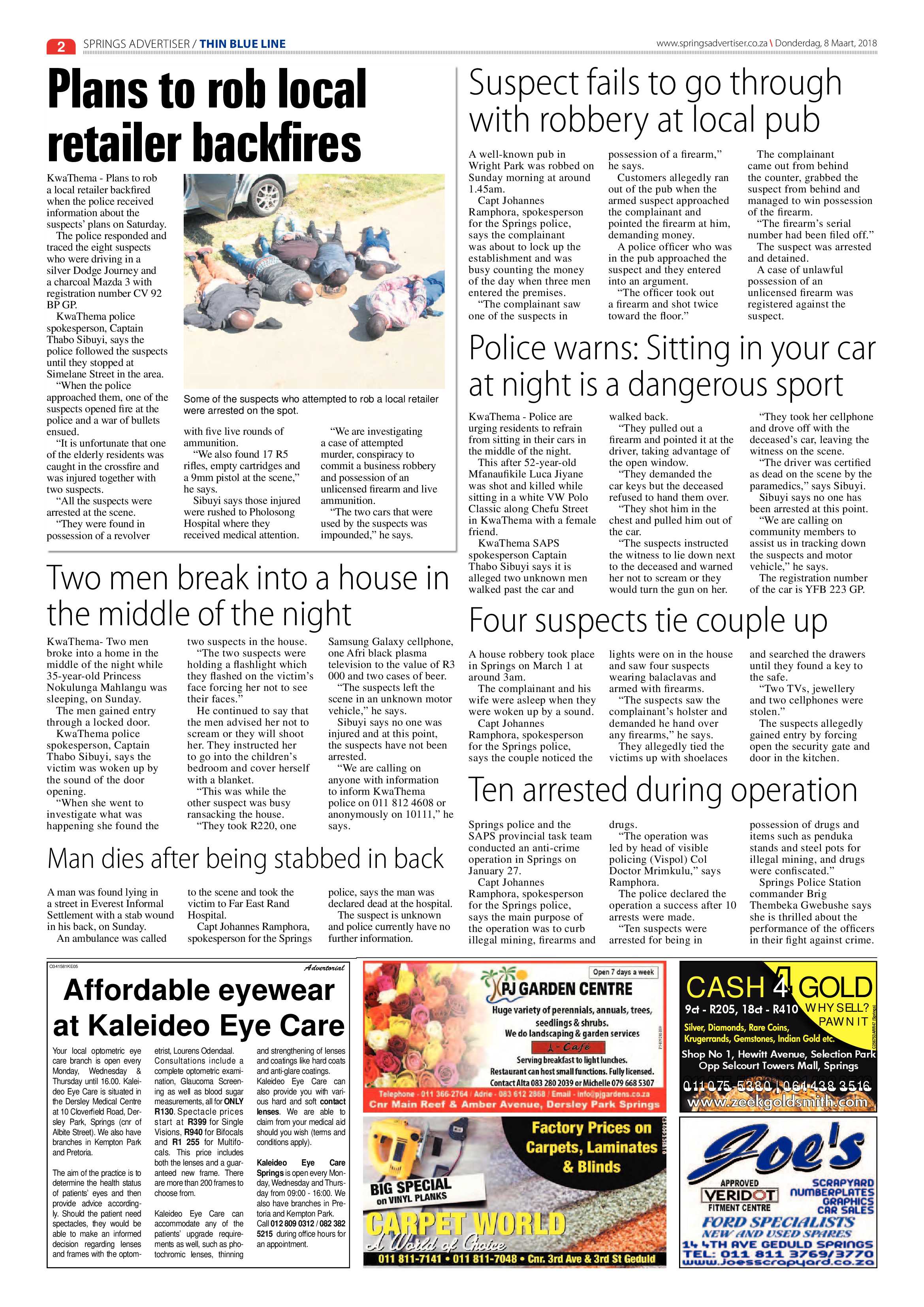 Springs Advertiser 08 March 2018 page 2