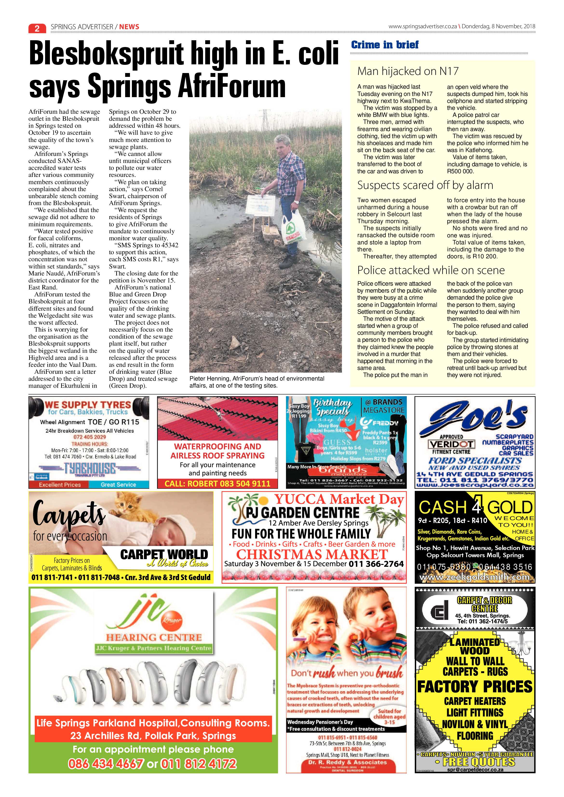Springs Advertiser 08 November 2018 page 2