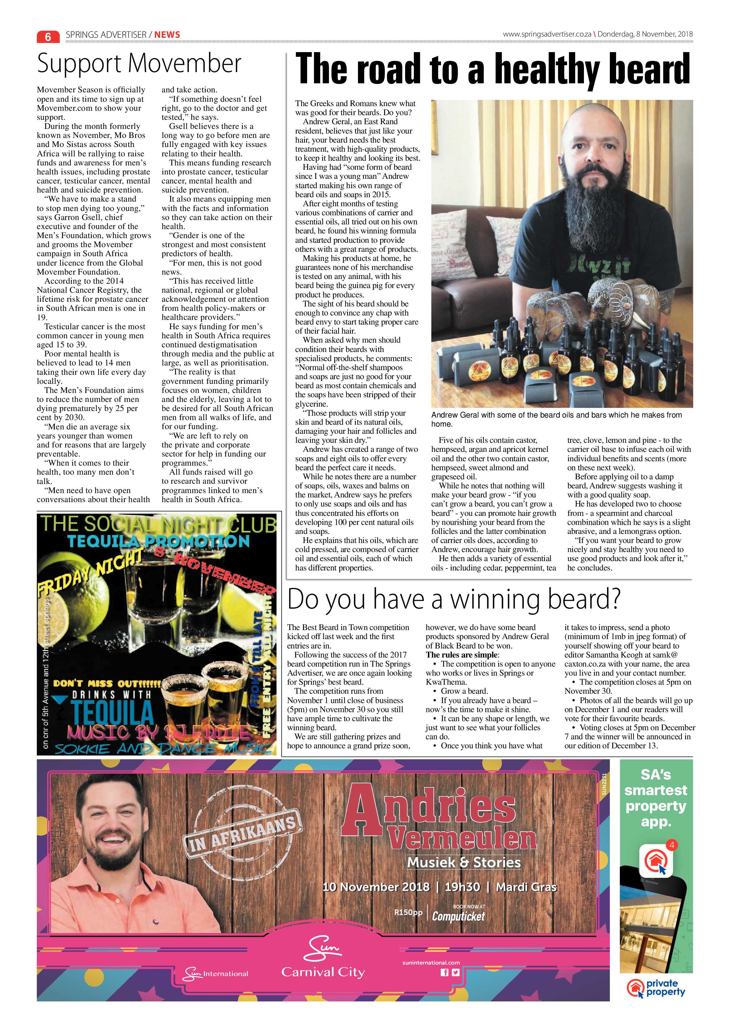 Springs Advertiser 08 November 2018 page 6