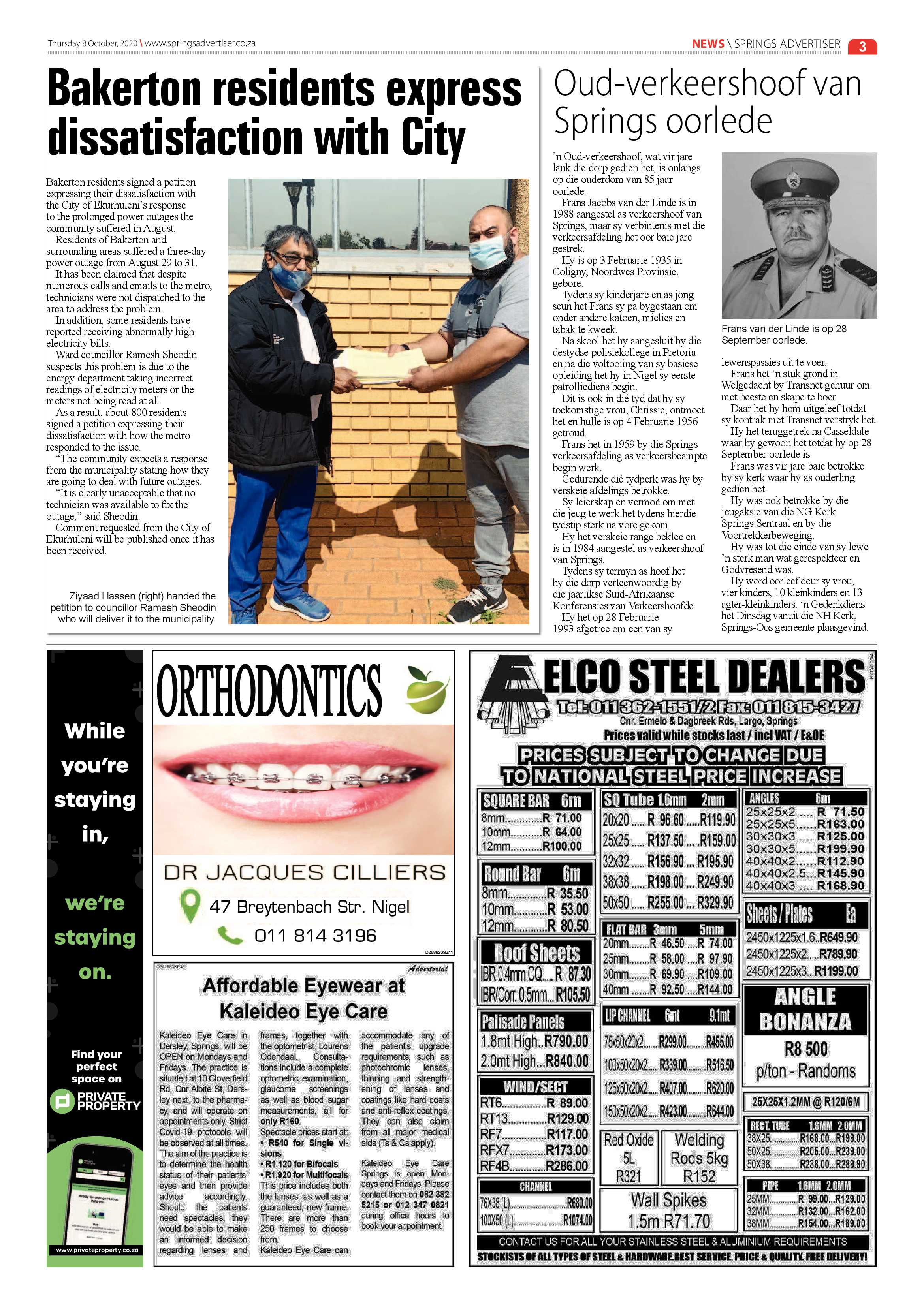Springs Advertiser 08 October 2020 page 3
