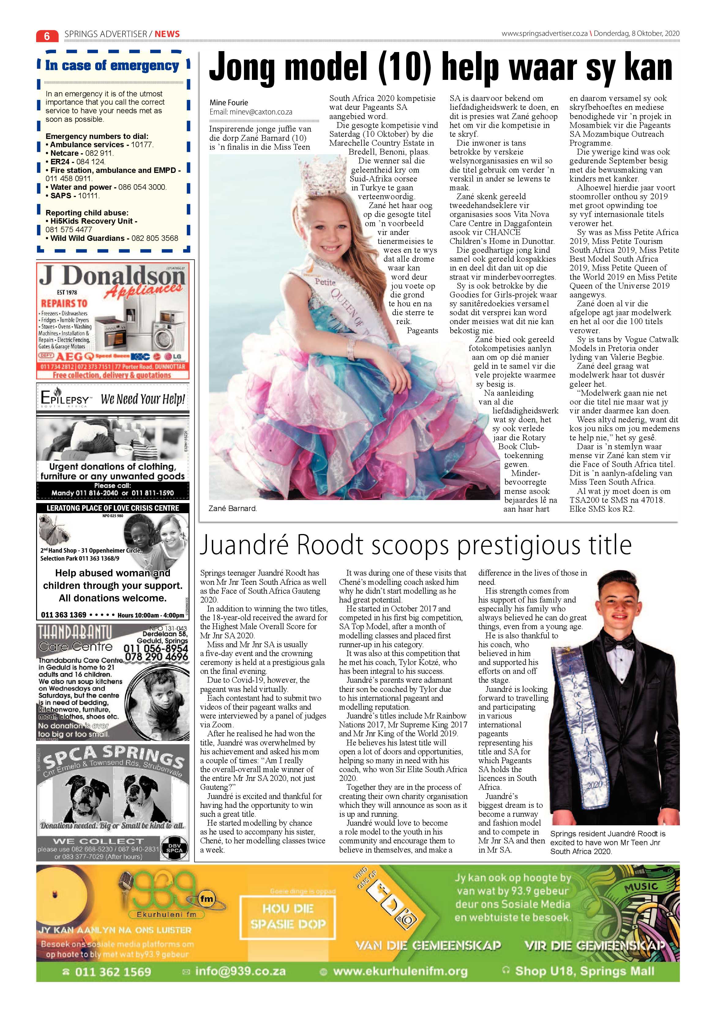 Springs Advertiser 08 October 2020 page 6