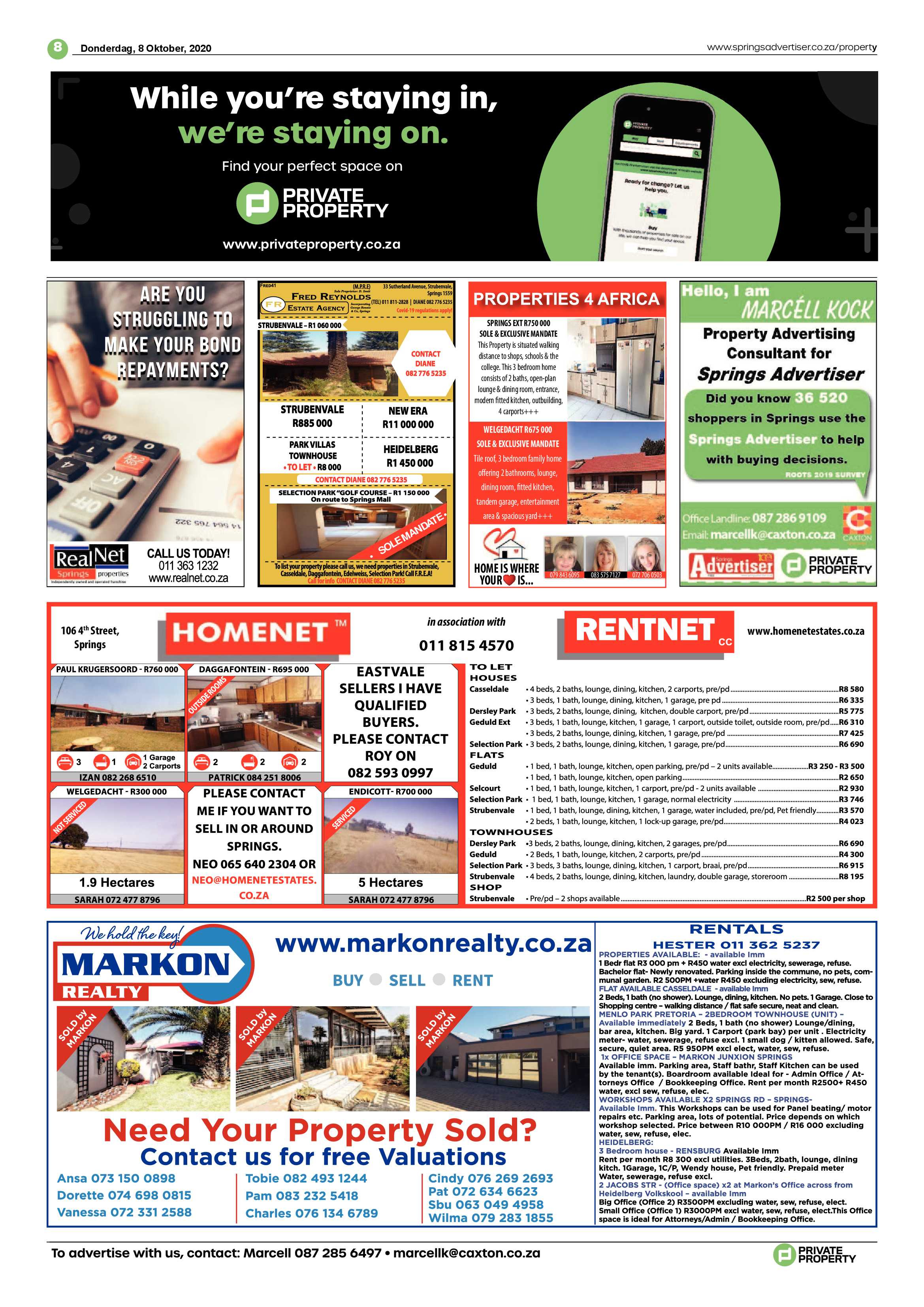 Springs Advertiser 08 October 2020 page 8