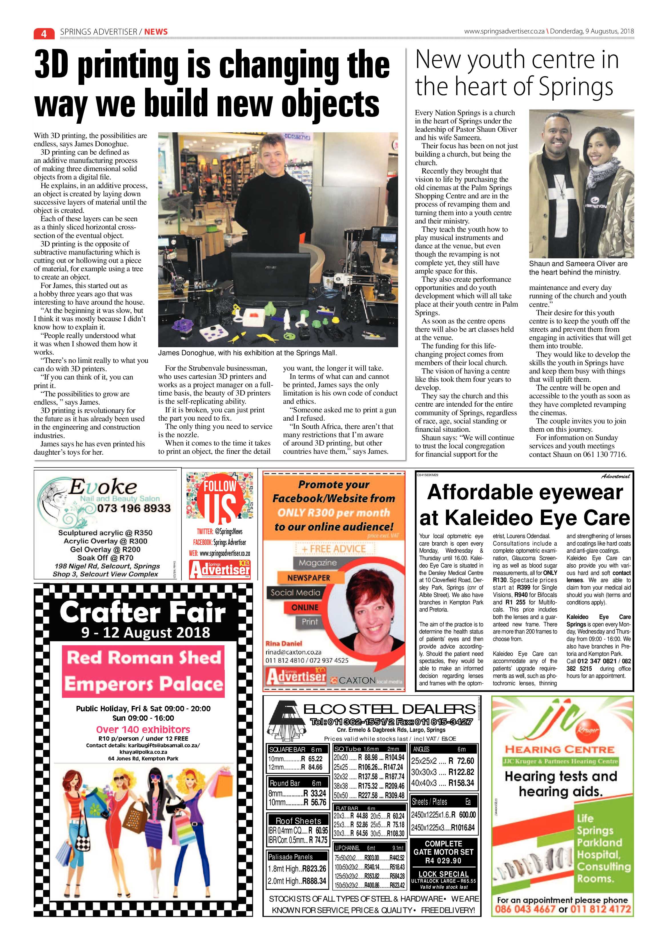 Springs Advertiser 09 August 2018 page 4