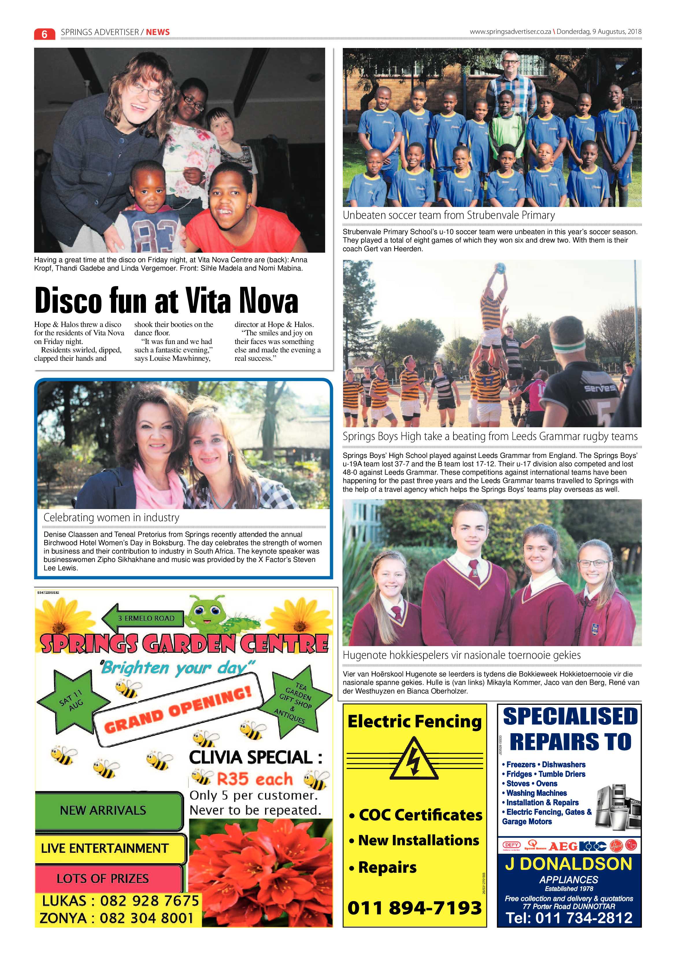 Springs Advertiser 09 August 2018 page 6