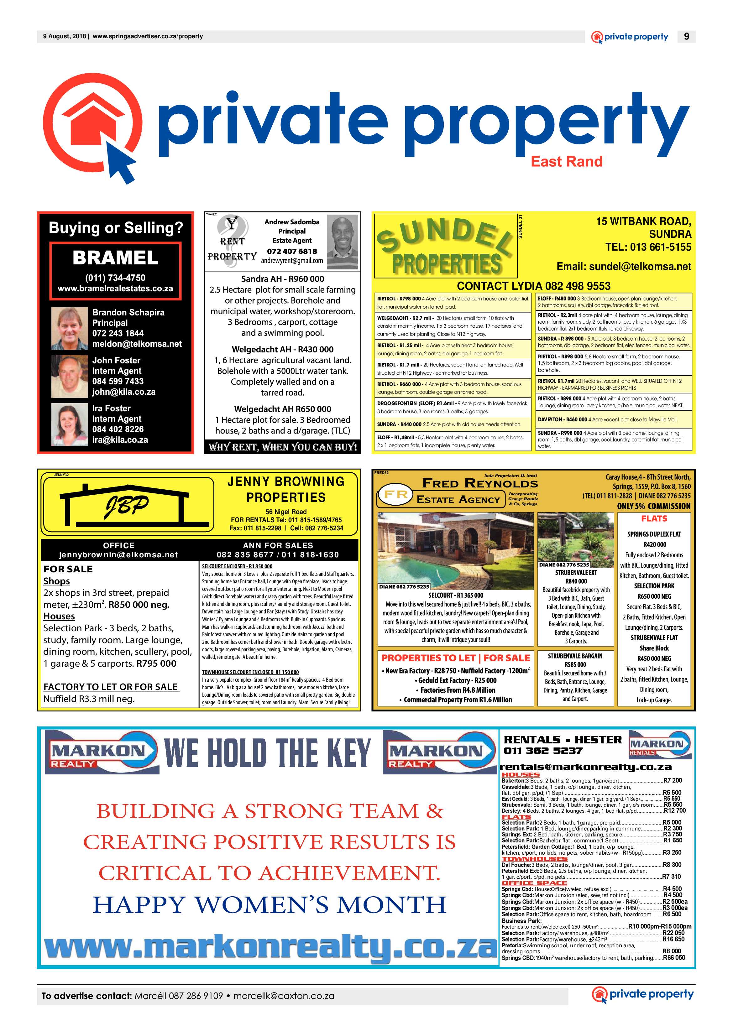 Springs Advertiser 09 August 2018 page 9