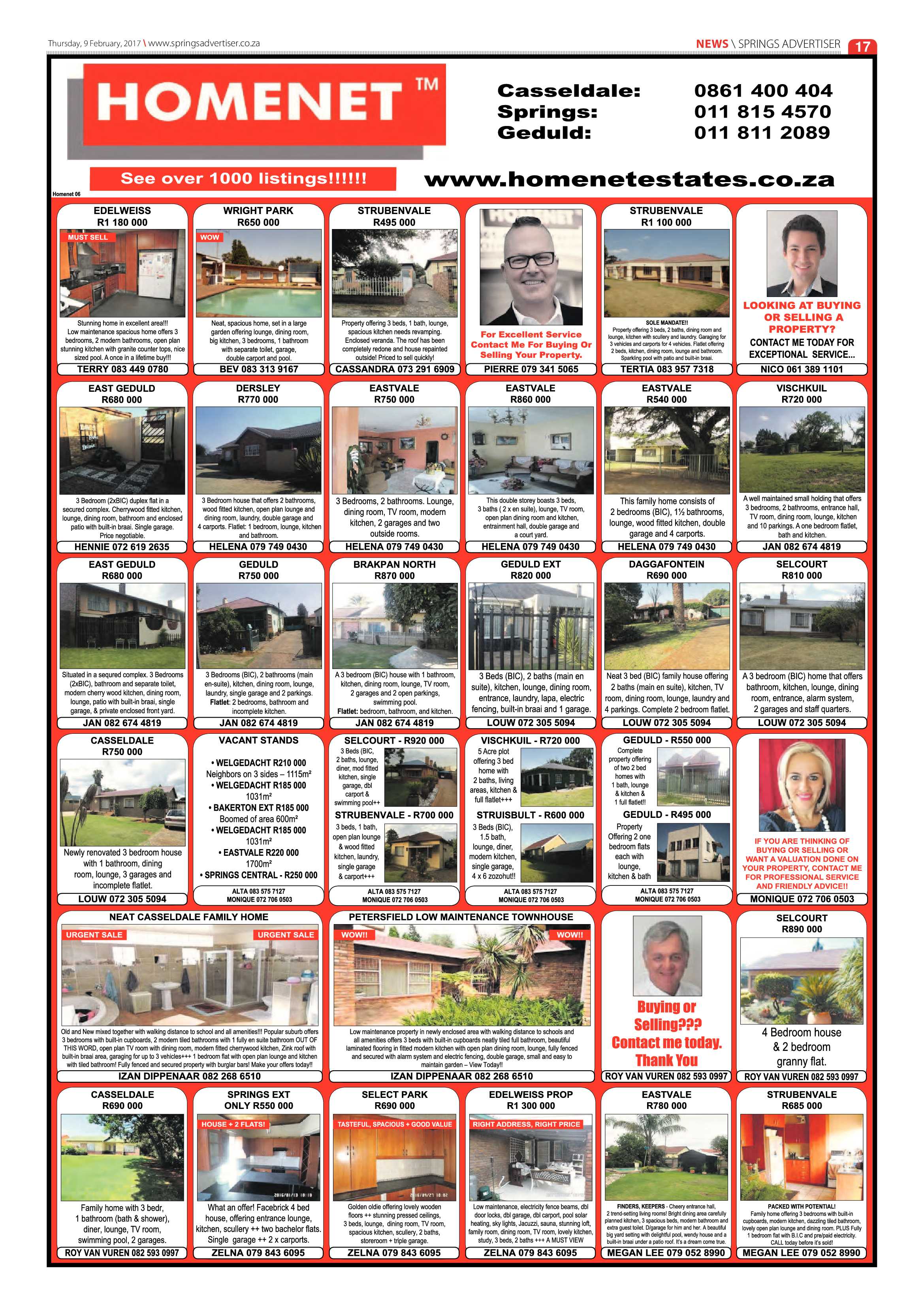 Springs Advertiser 09 February 2017 page 17