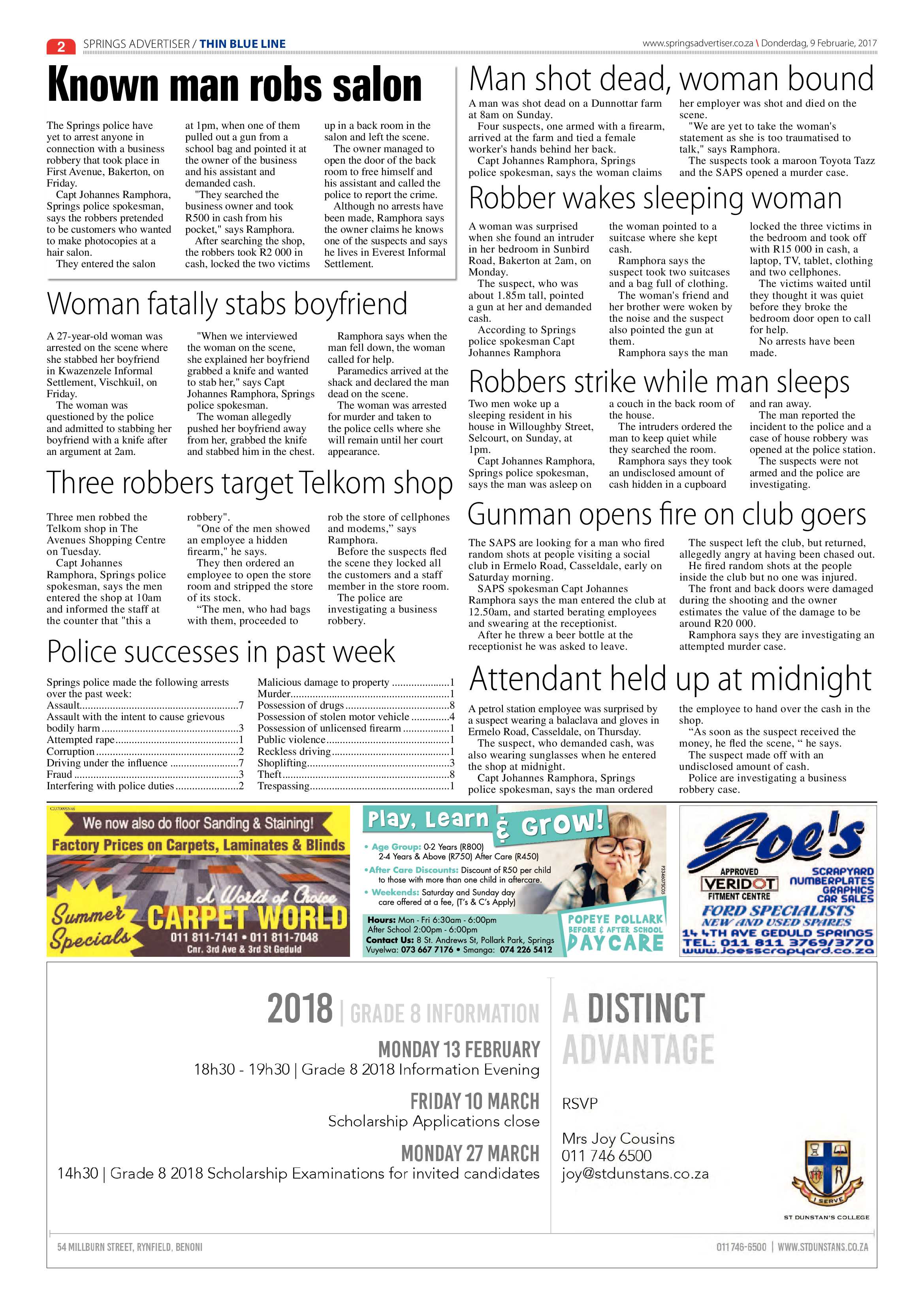 Springs Advertiser 09 February 2017 page 2