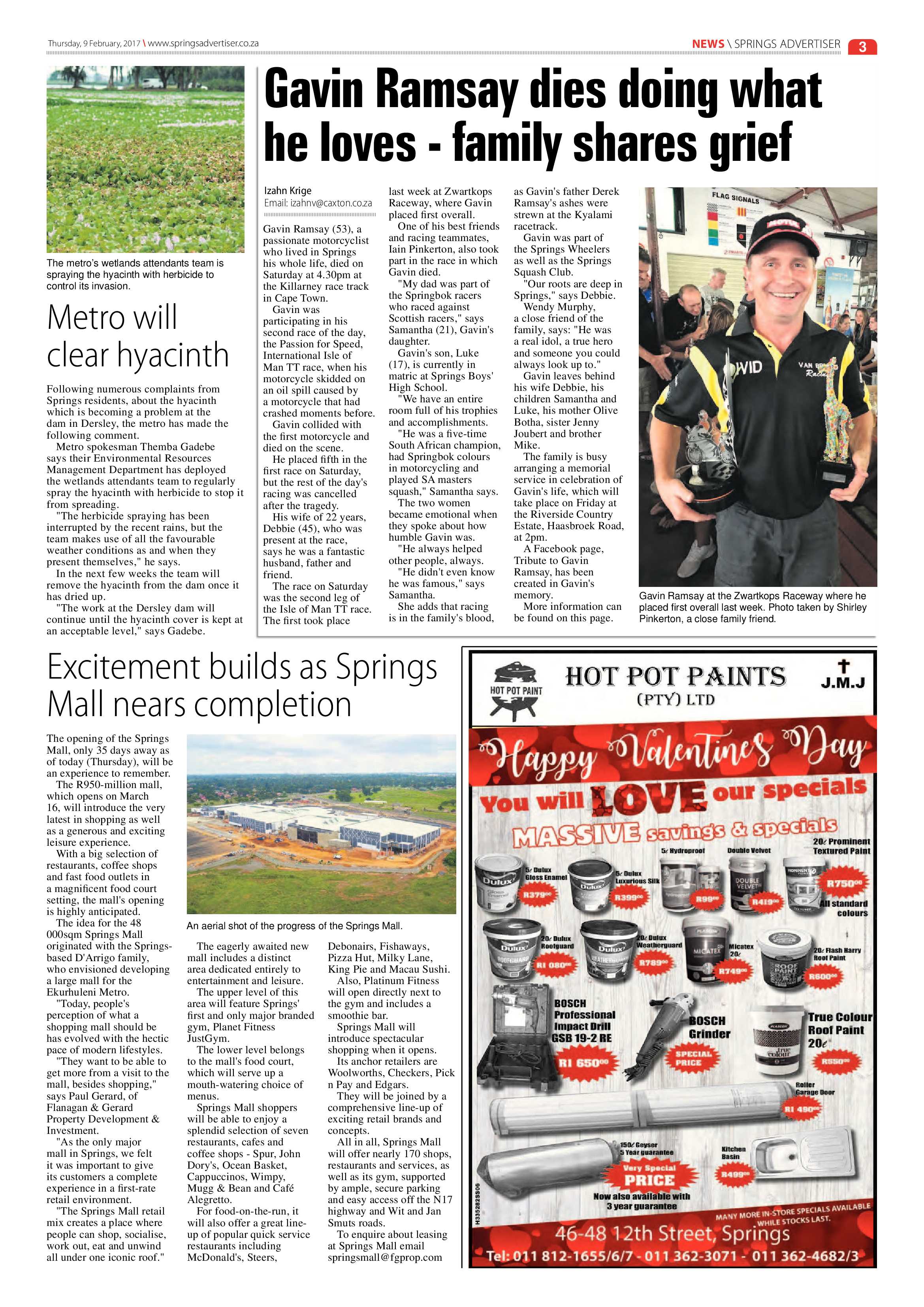 Springs Advertiser 09 February 2017 page 3