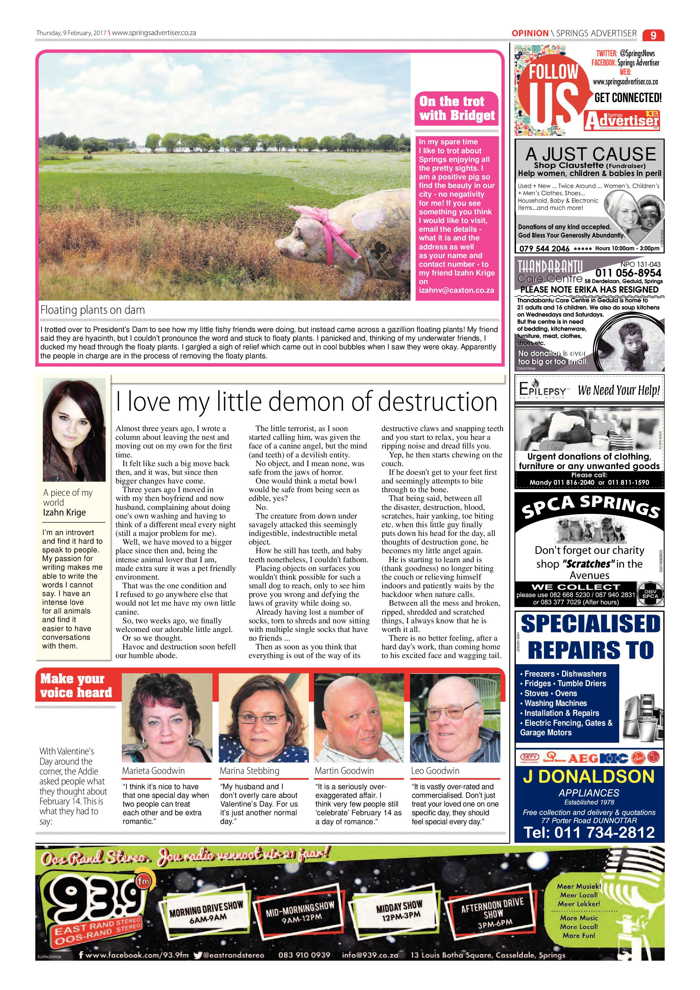 Springs Advertiser 09 February 2017 page 9