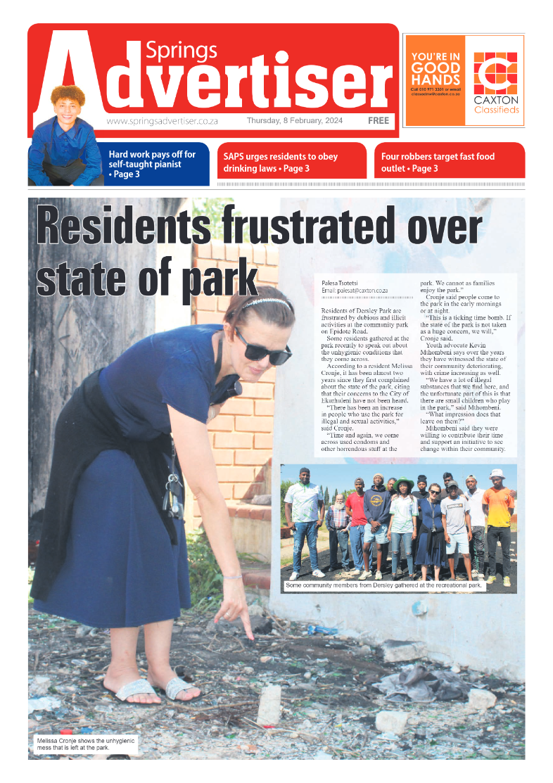 Springs Advertiser 09 February 2024 page 1