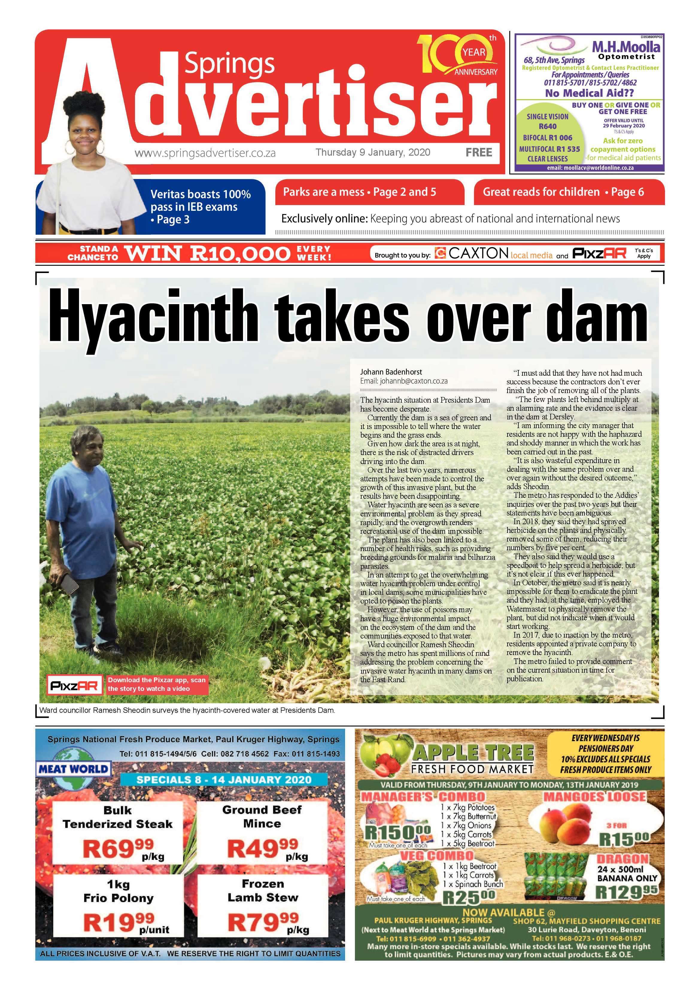 Springs Advertiser 09 January 2020 page 1