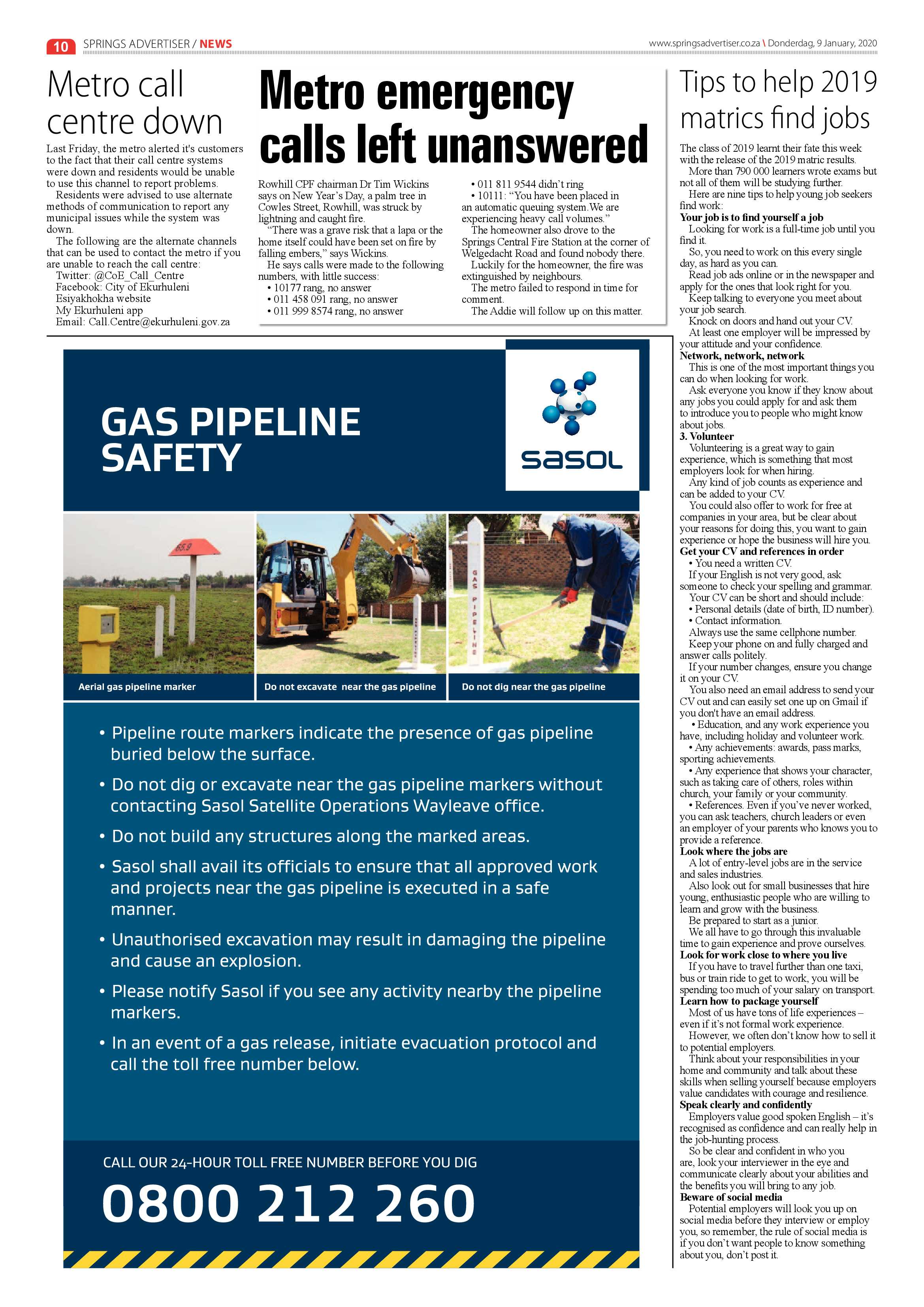 Springs Advertiser 09 January 2020 page 10