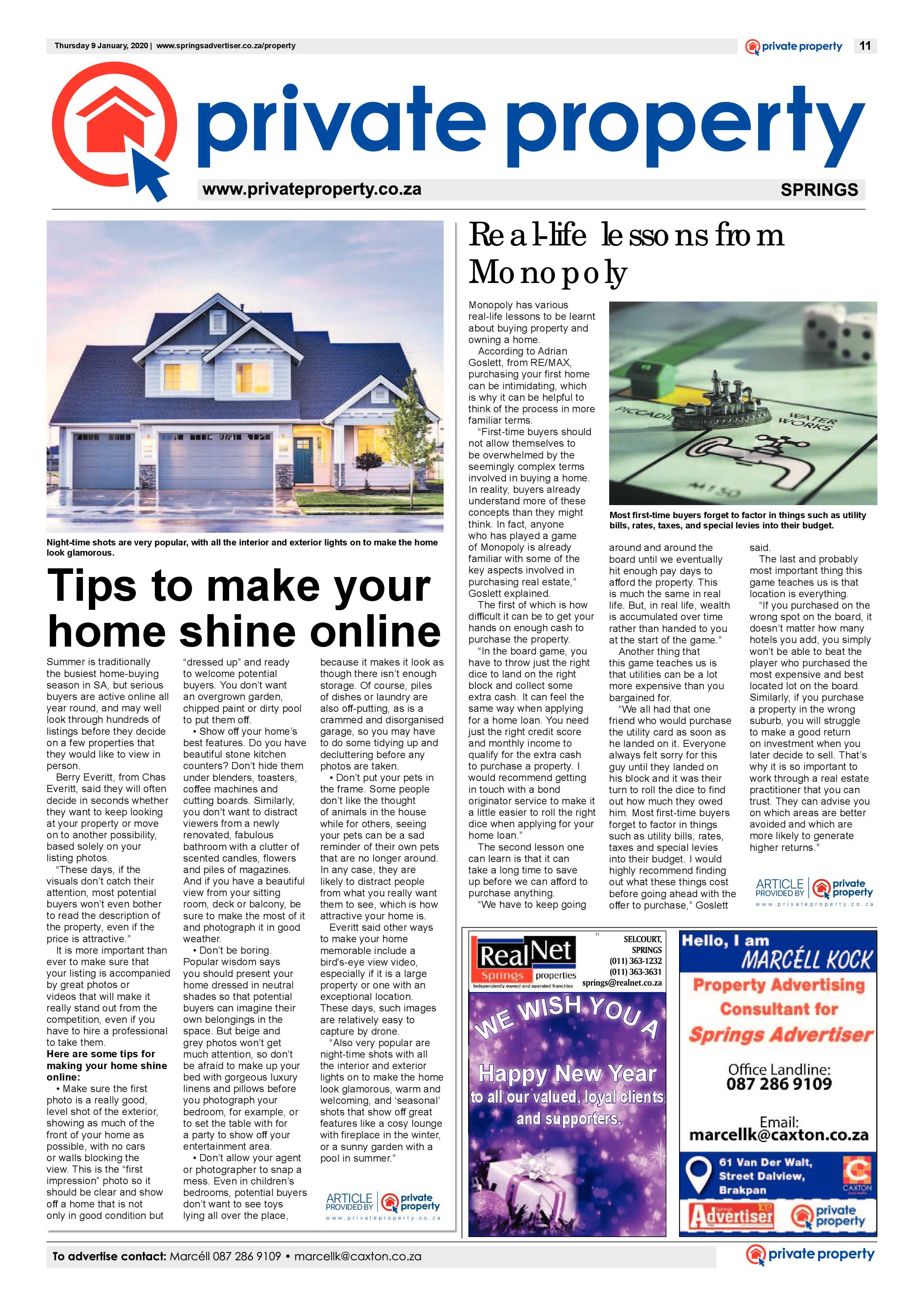 Springs Advertiser 09 January 2020 page 11