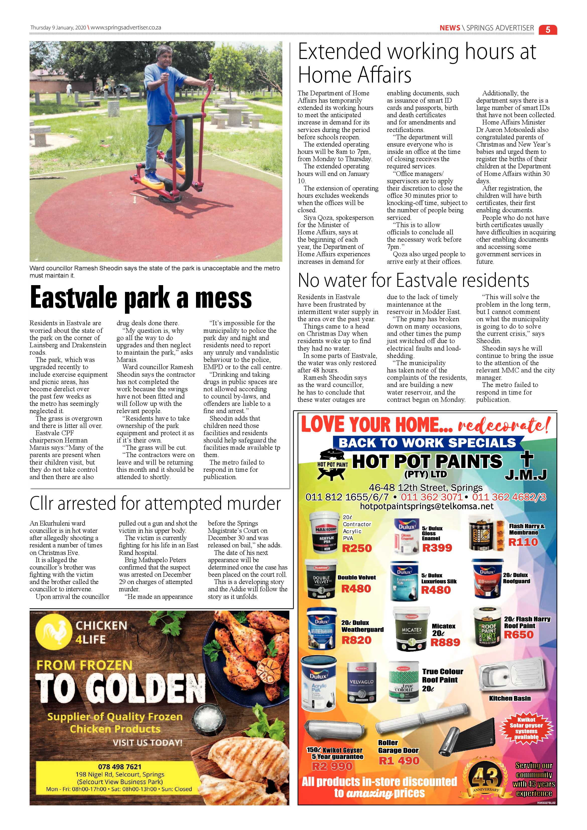 Springs Advertiser 09 January 2020 page 5
