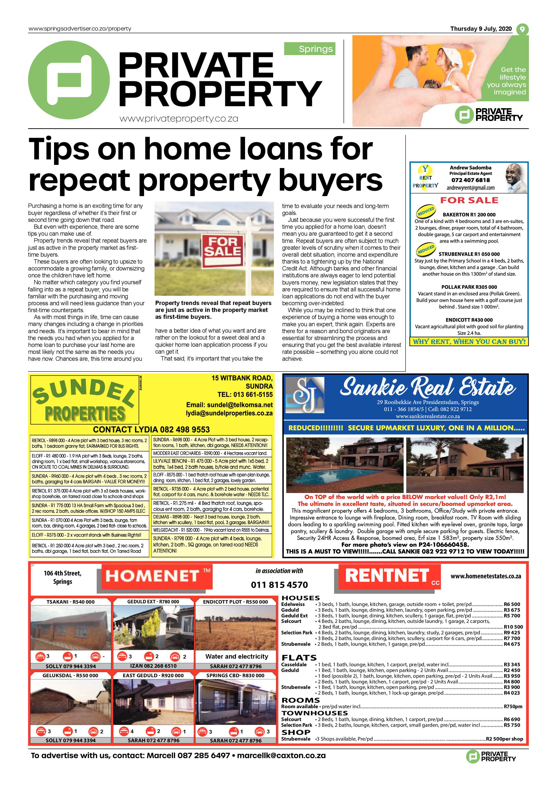 Springs Advertiser 09 July 2020 page 9