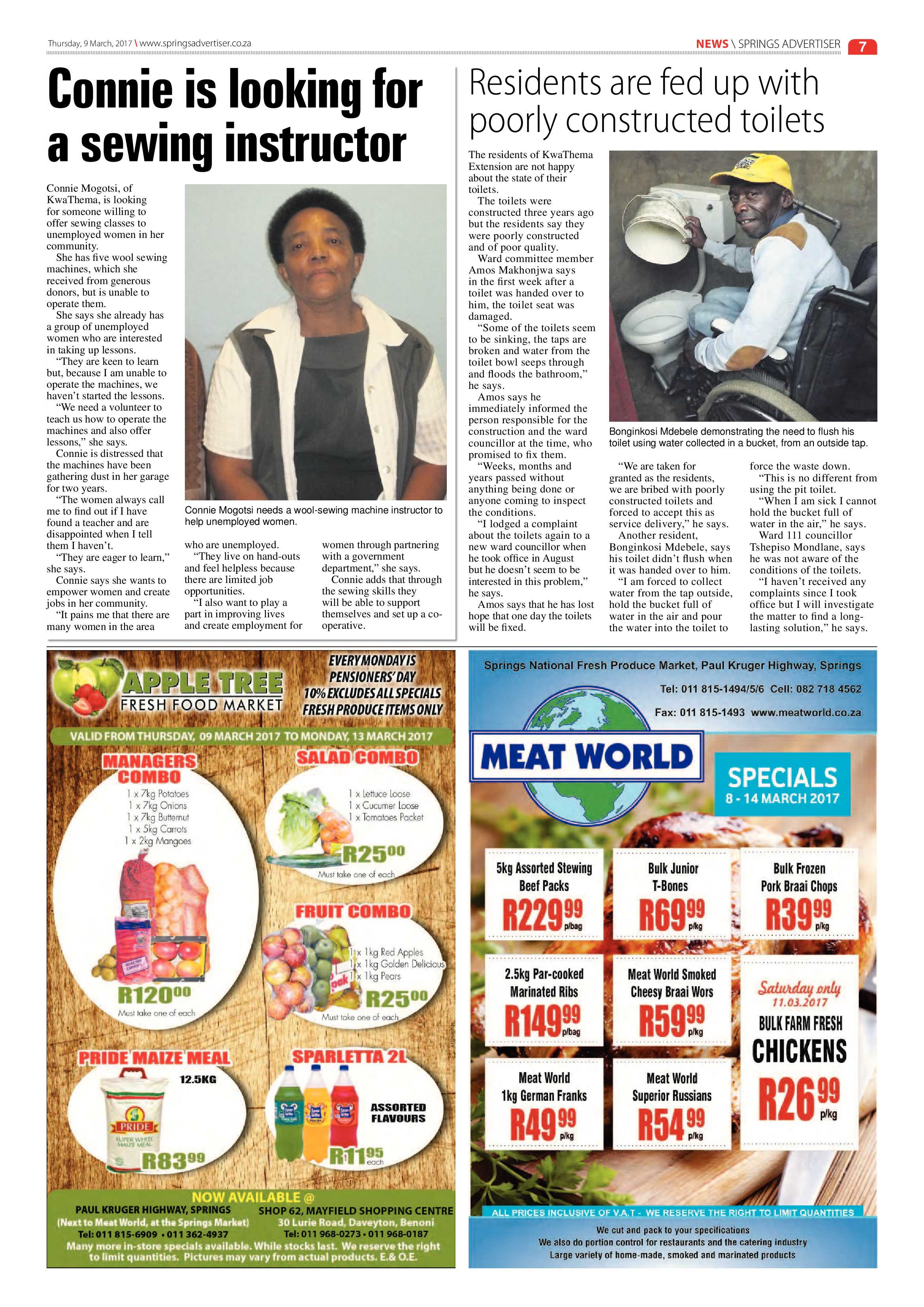 Springs Advertiser 09 March 2017 page 7