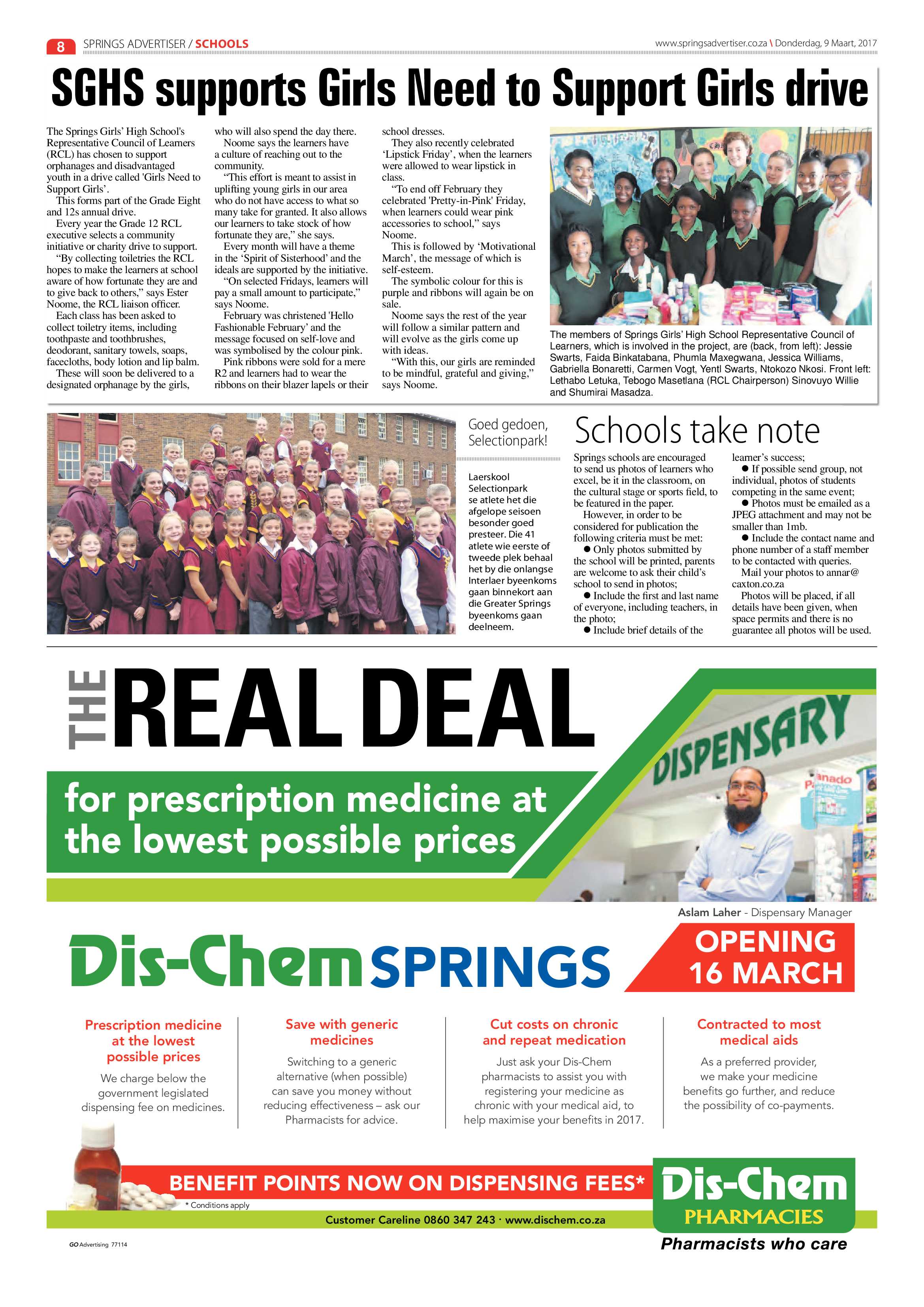 Springs Advertiser 09 March 2017 page 8