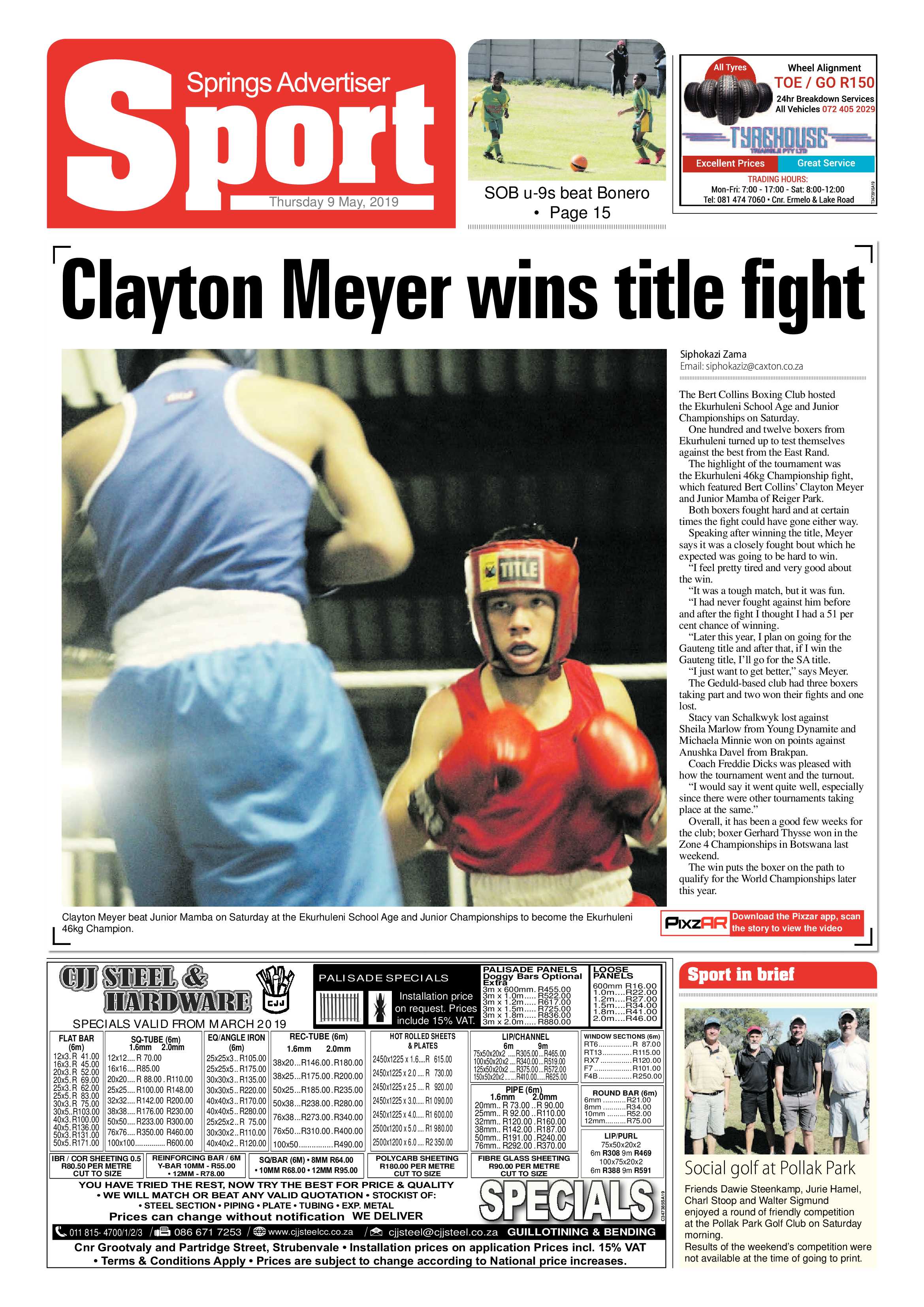 Springs Advertiser 09 May 2019 page 16