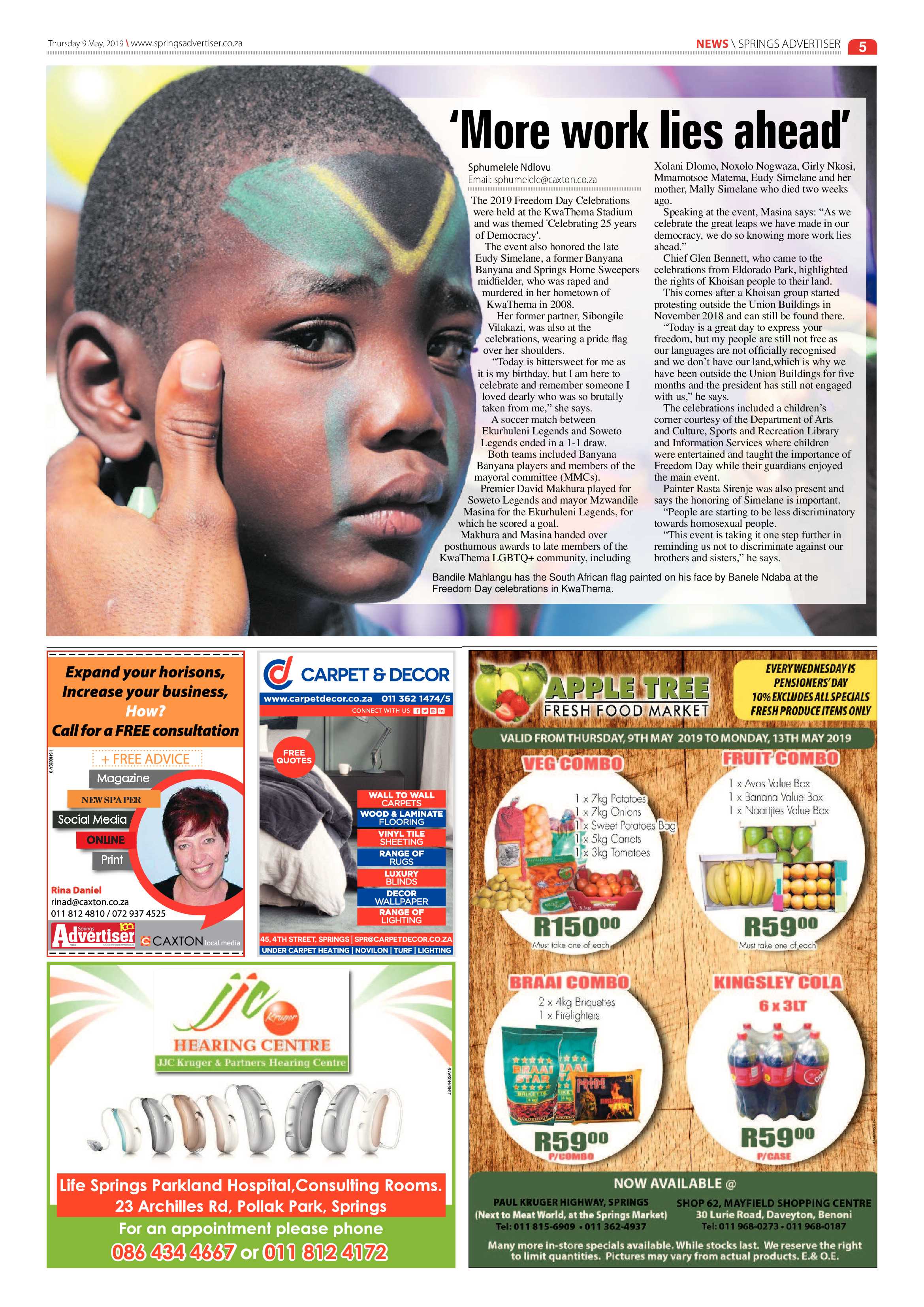 Springs Advertiser 09 May 2019 page 5