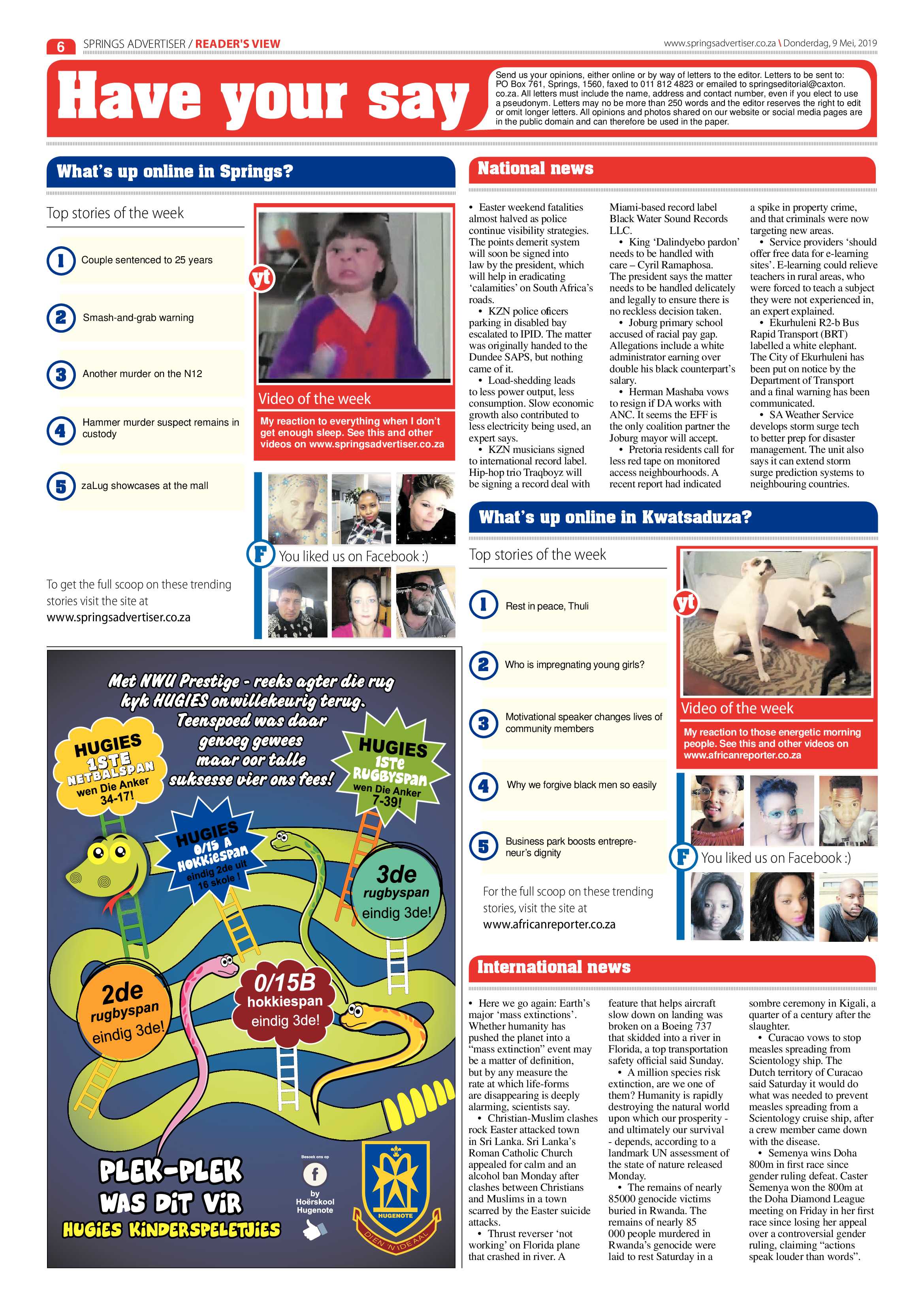 Springs Advertiser 09 May 2019 page 6