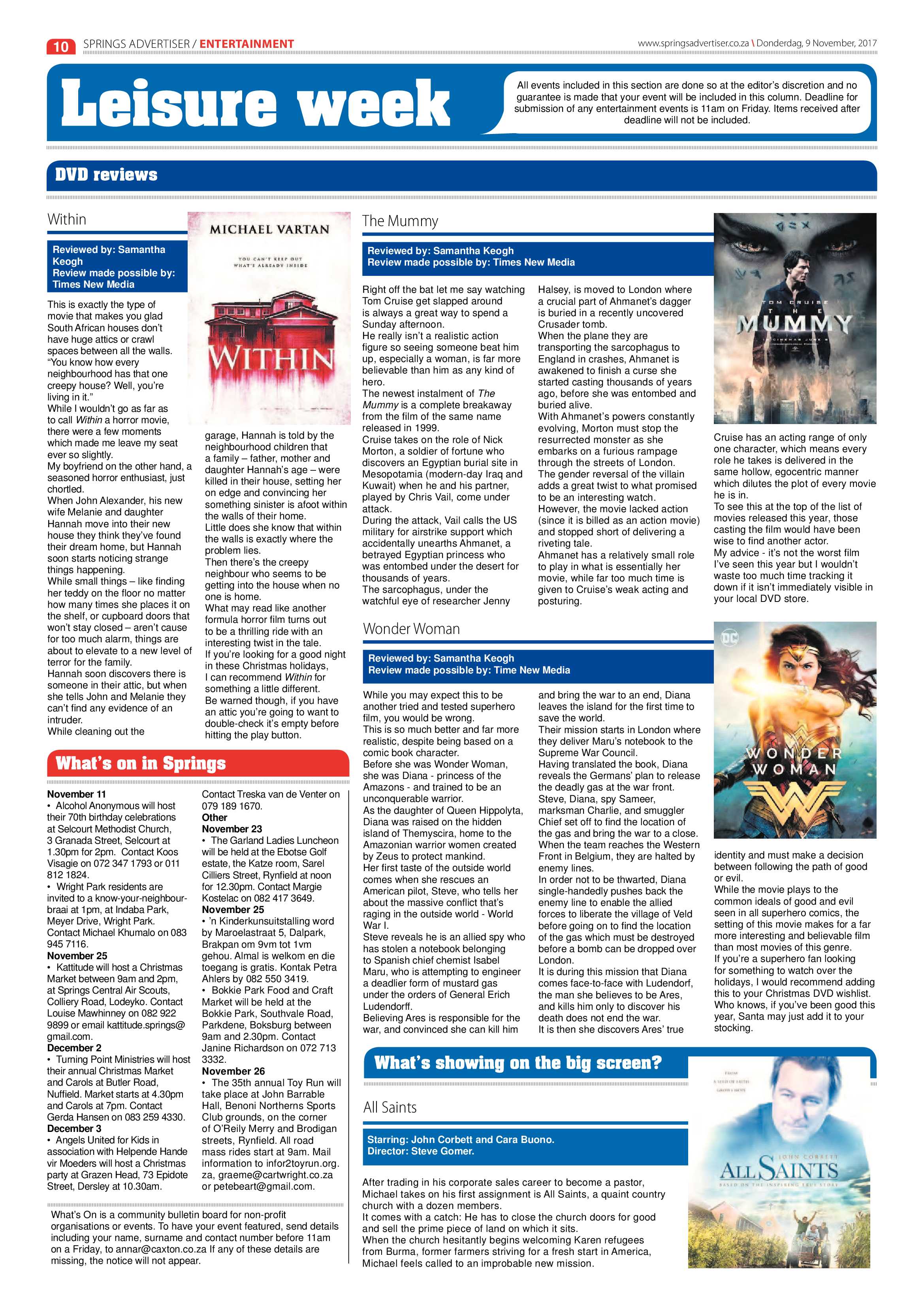 Springs Advertiser 09 November 2017 page 10