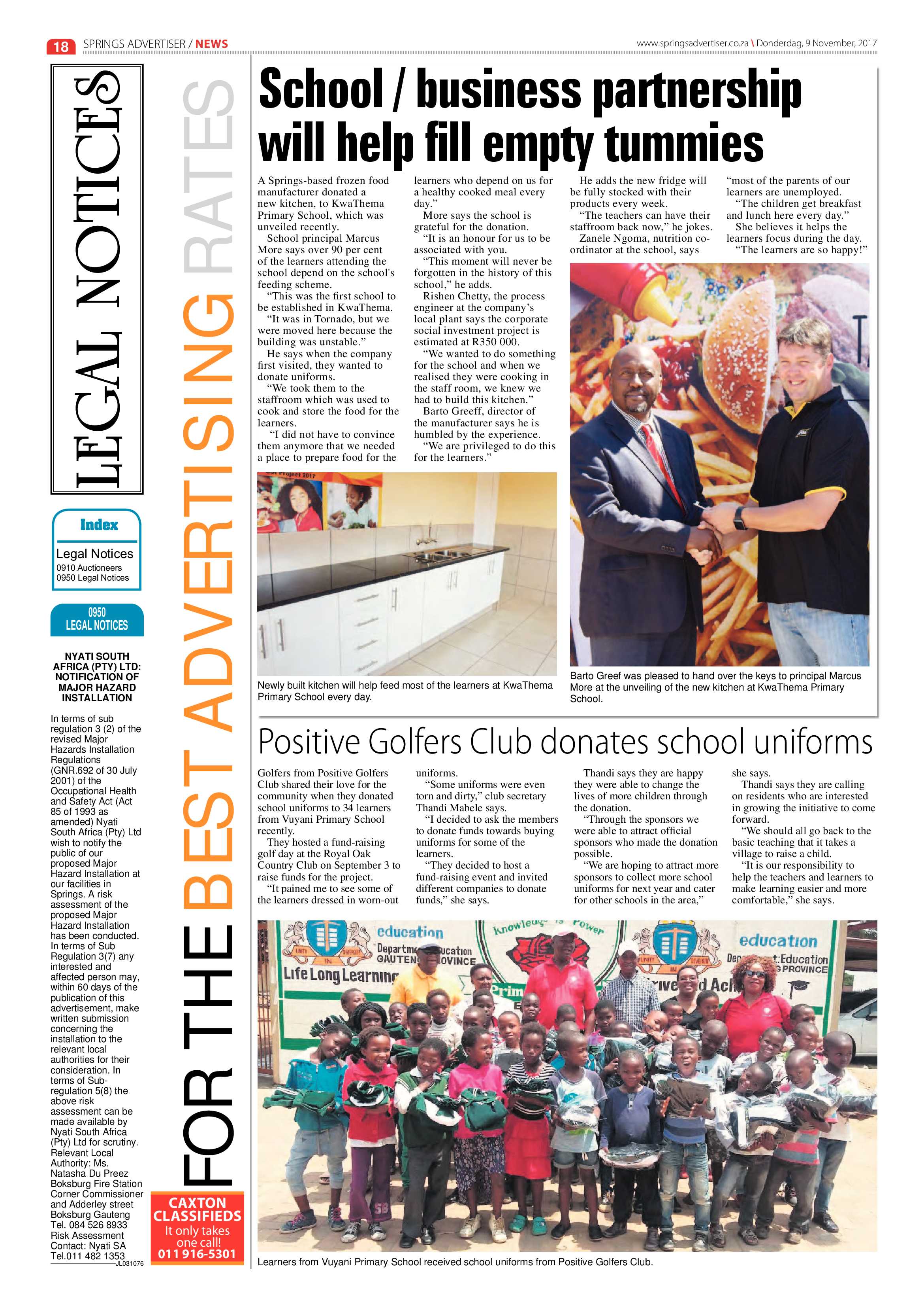 Springs Advertiser 09 November 2017 page 18