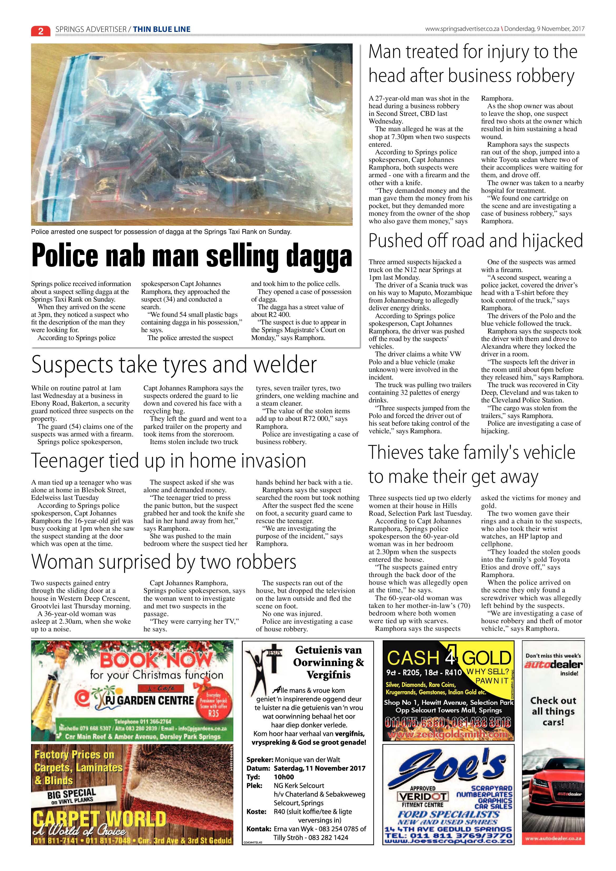 Springs Advertiser 09 November 2017 page 2