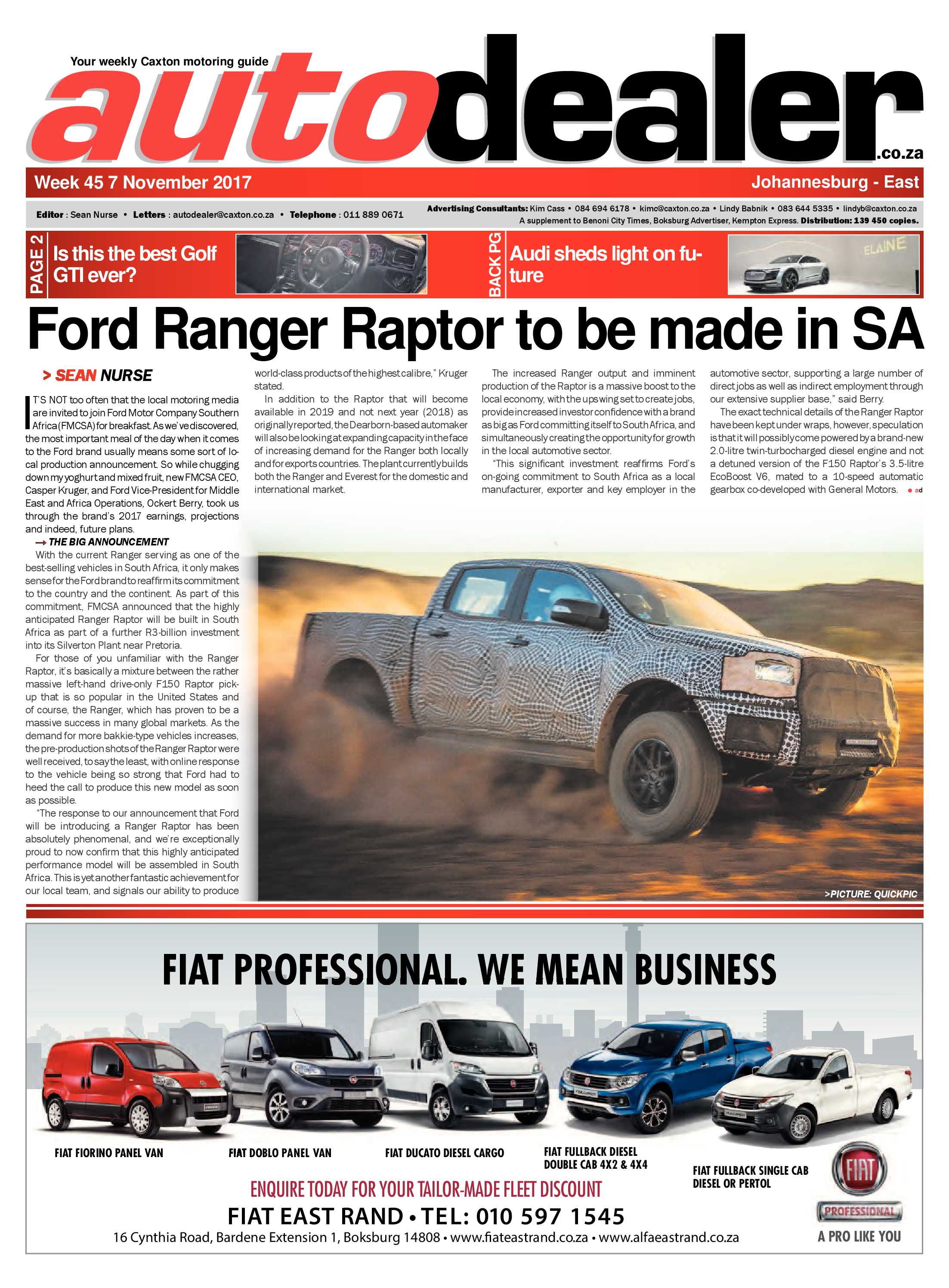 Springs Advertiser 09 November 2017 page 21