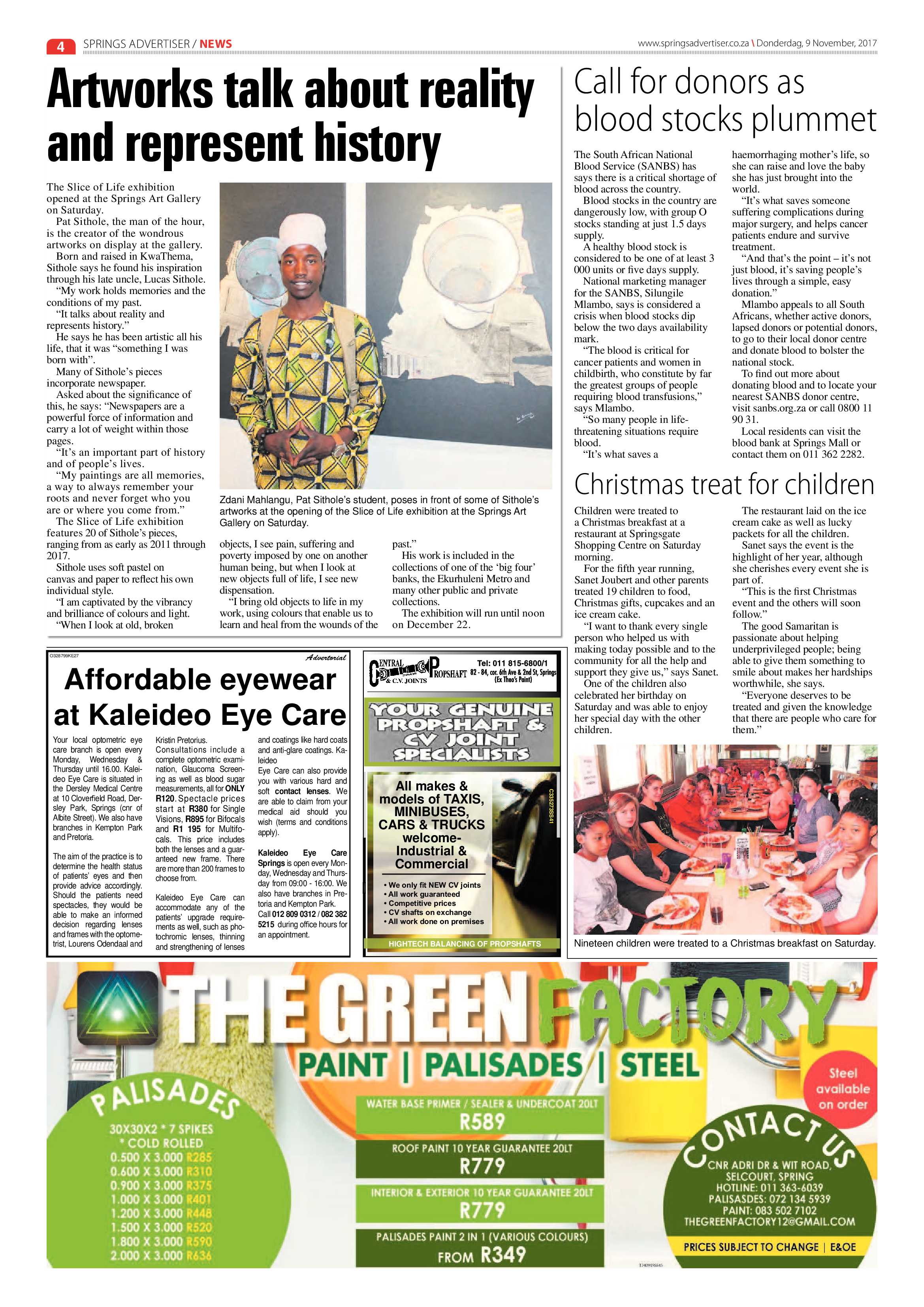 Springs Advertiser 09 November 2017 page 4