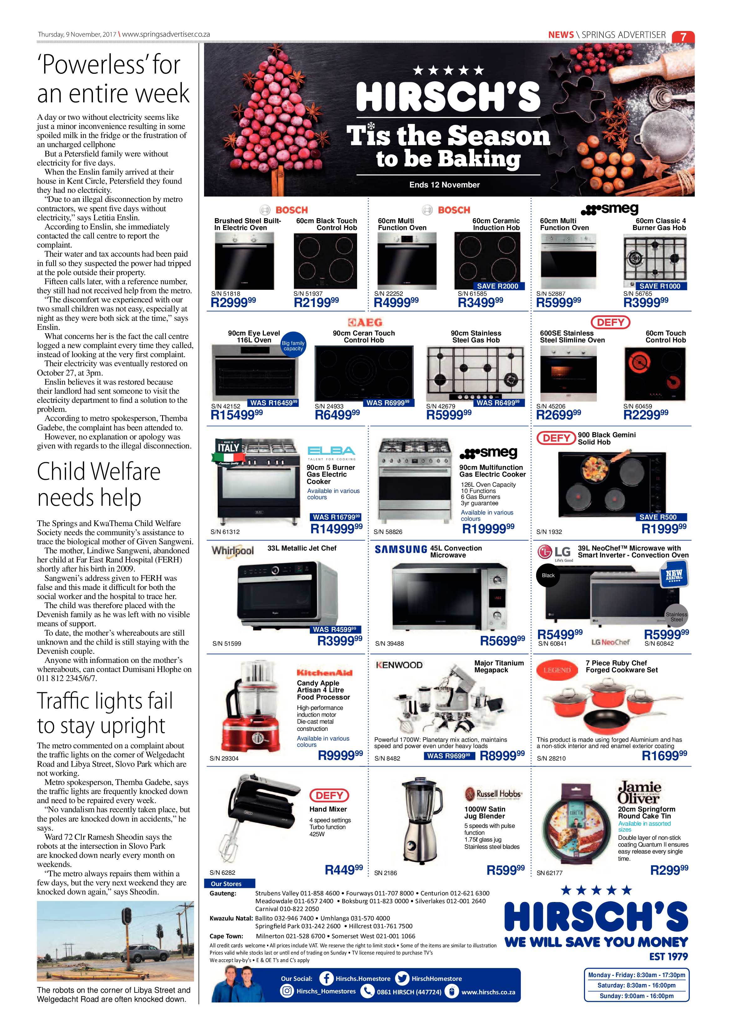 Springs Advertiser 09 November 2017 page 7