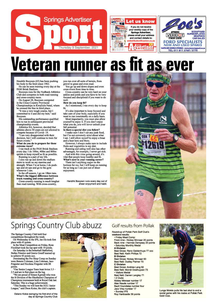 Springs Advertiser 09 September 2021 page 12