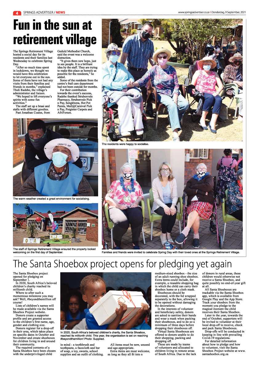 Springs Advertiser 09 September 2021 page 4