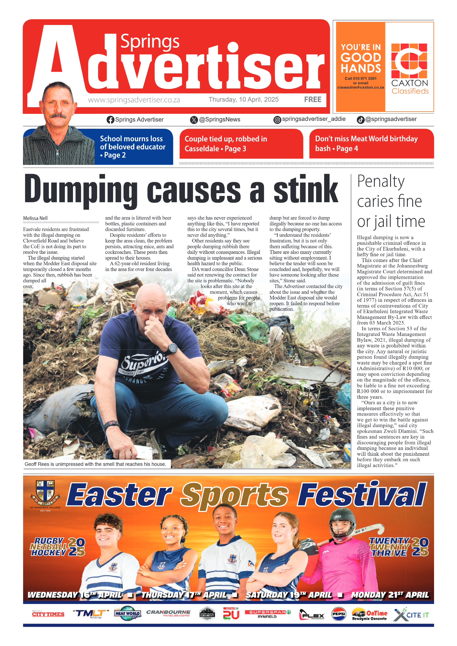 Springs Advertiser 10 Apil 2025 page 3