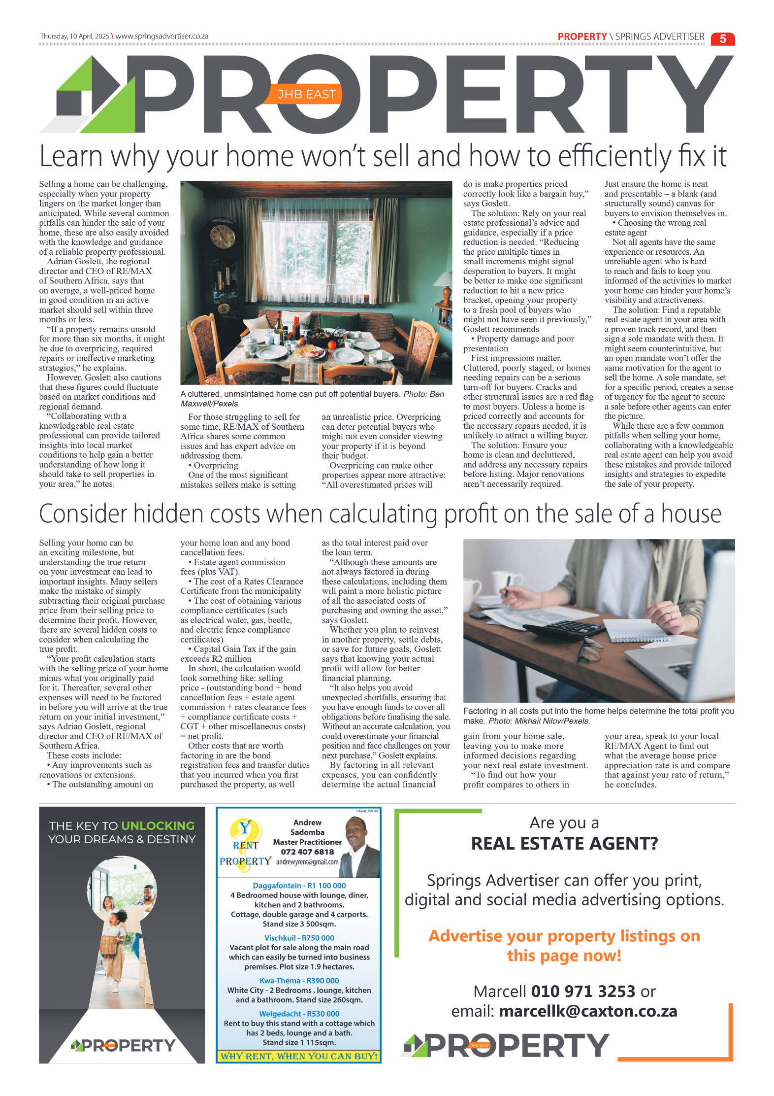Springs Advertiser 10 Apil 2025 page 7