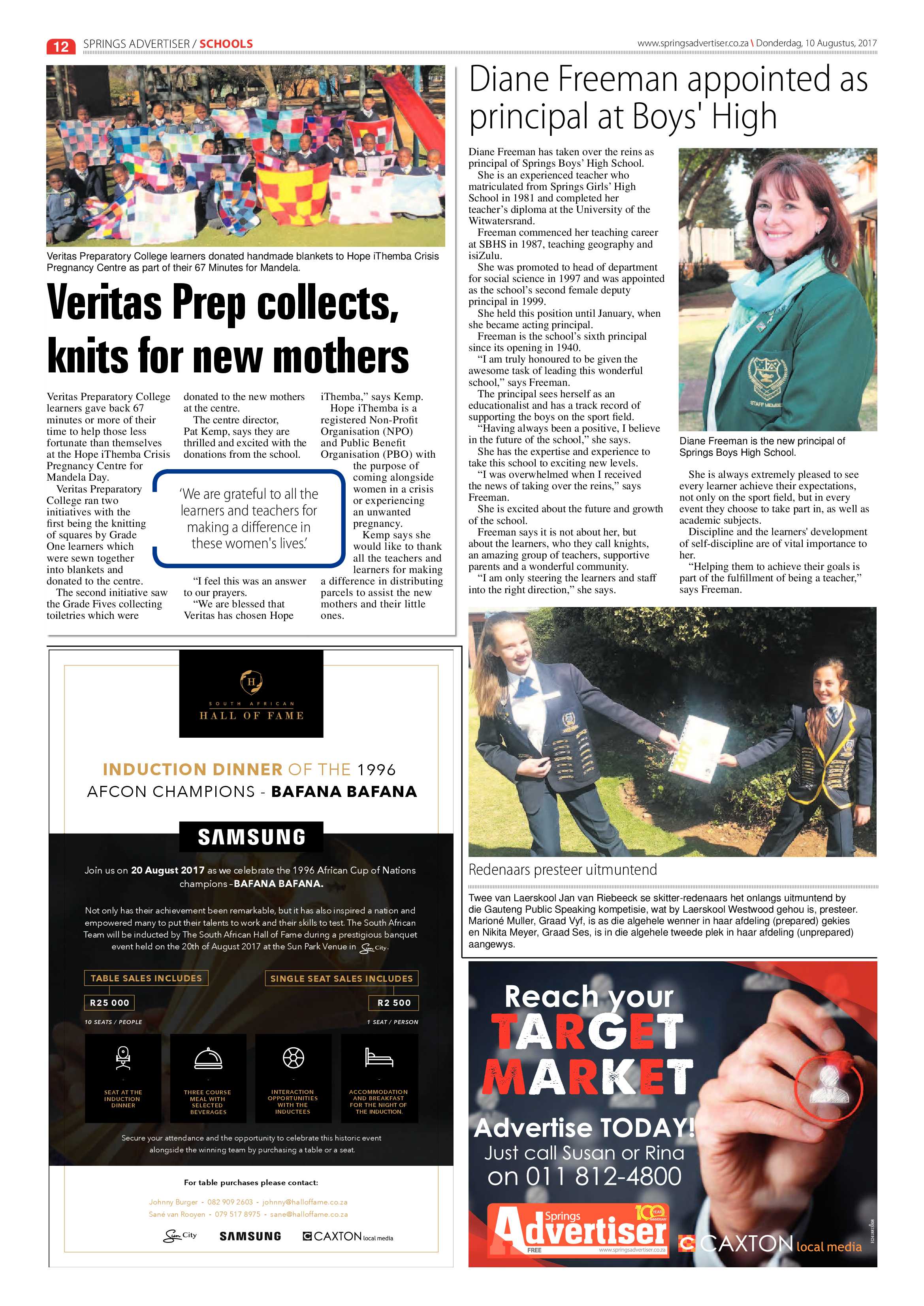 Springs Advertiser 10 August 2017 page 12