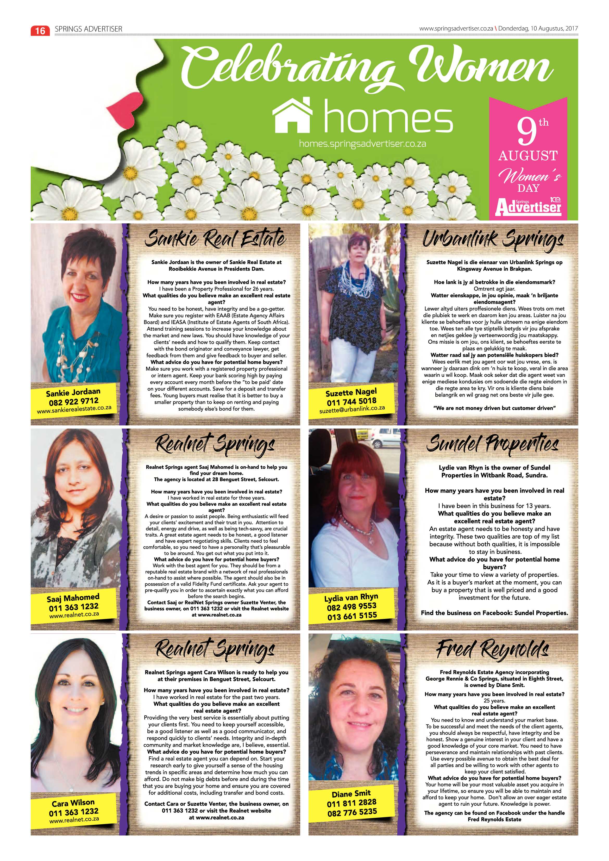 Springs Advertiser 10 August 2017 page 16
