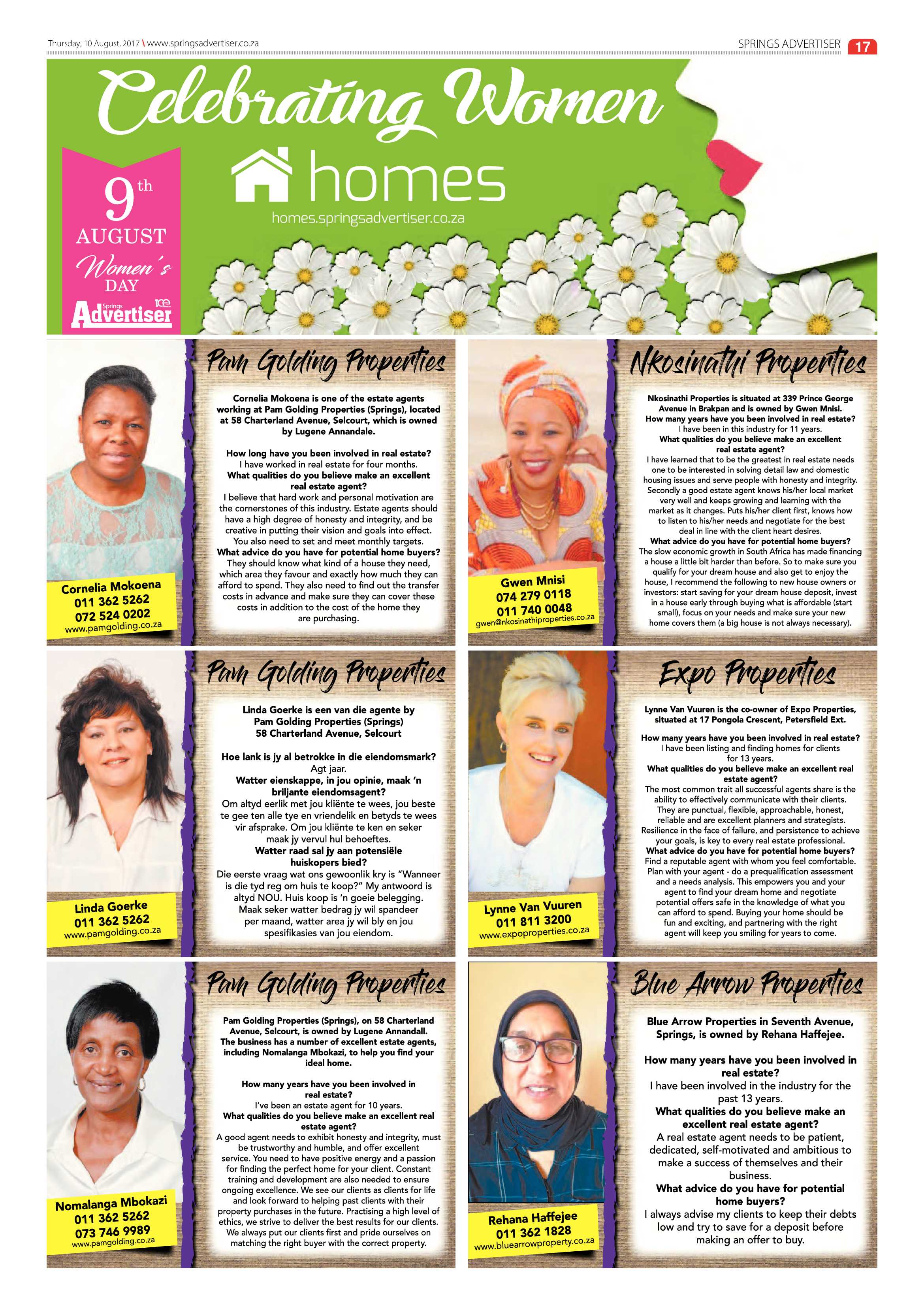 Springs Advertiser 10 August 2017 page 17