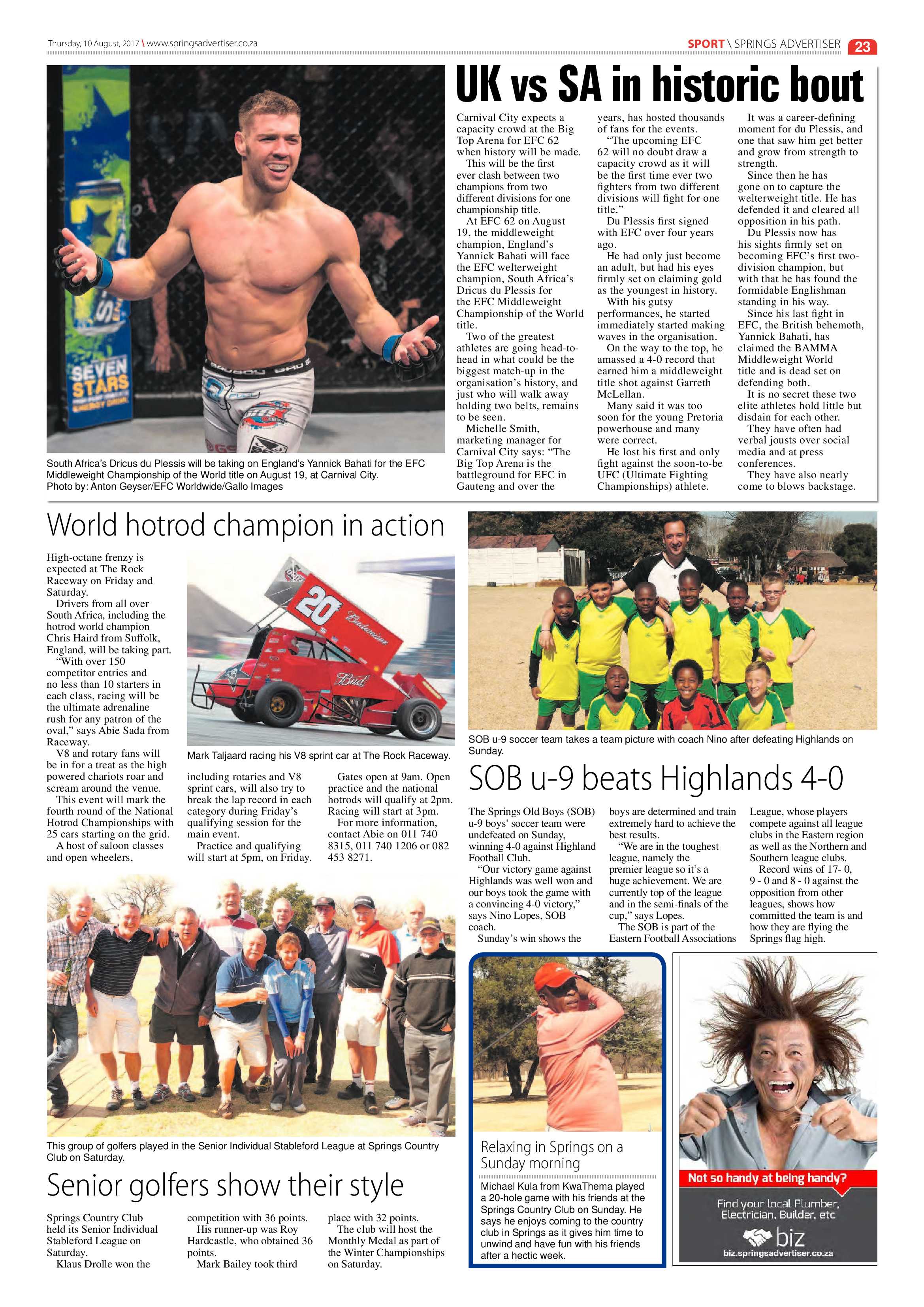 Springs Advertiser 10 August 2017 page 23