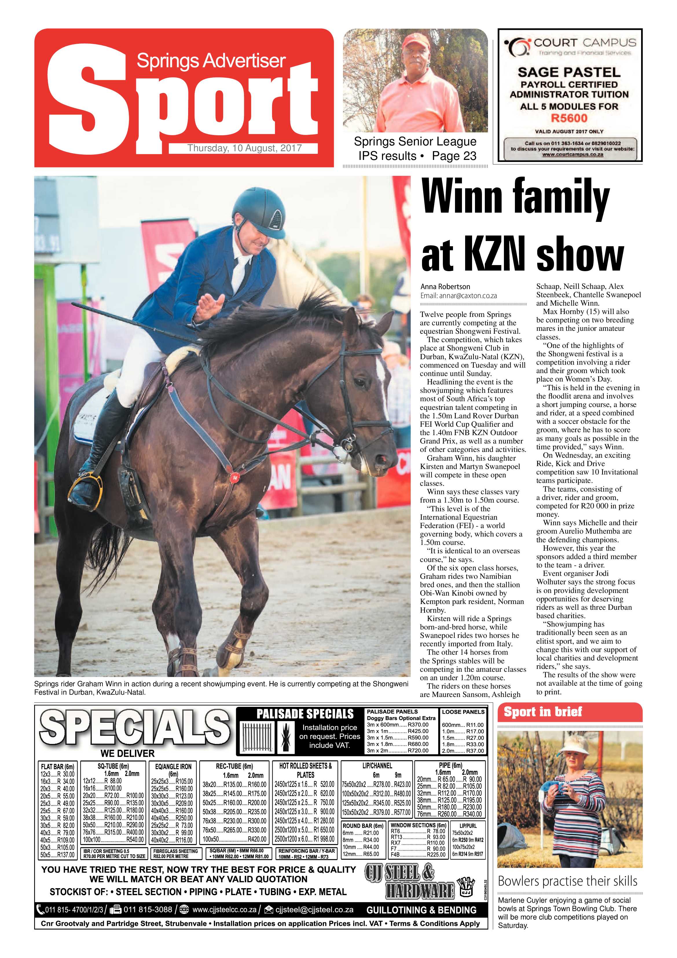 Springs Advertiser 10 August 2017 page 24